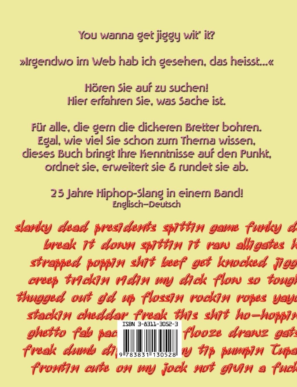 Rückseite: 9783831130528 | Explicit HipHop | Das Rap-Wörterbuch (English-Deutsch) | Schmid | Buch