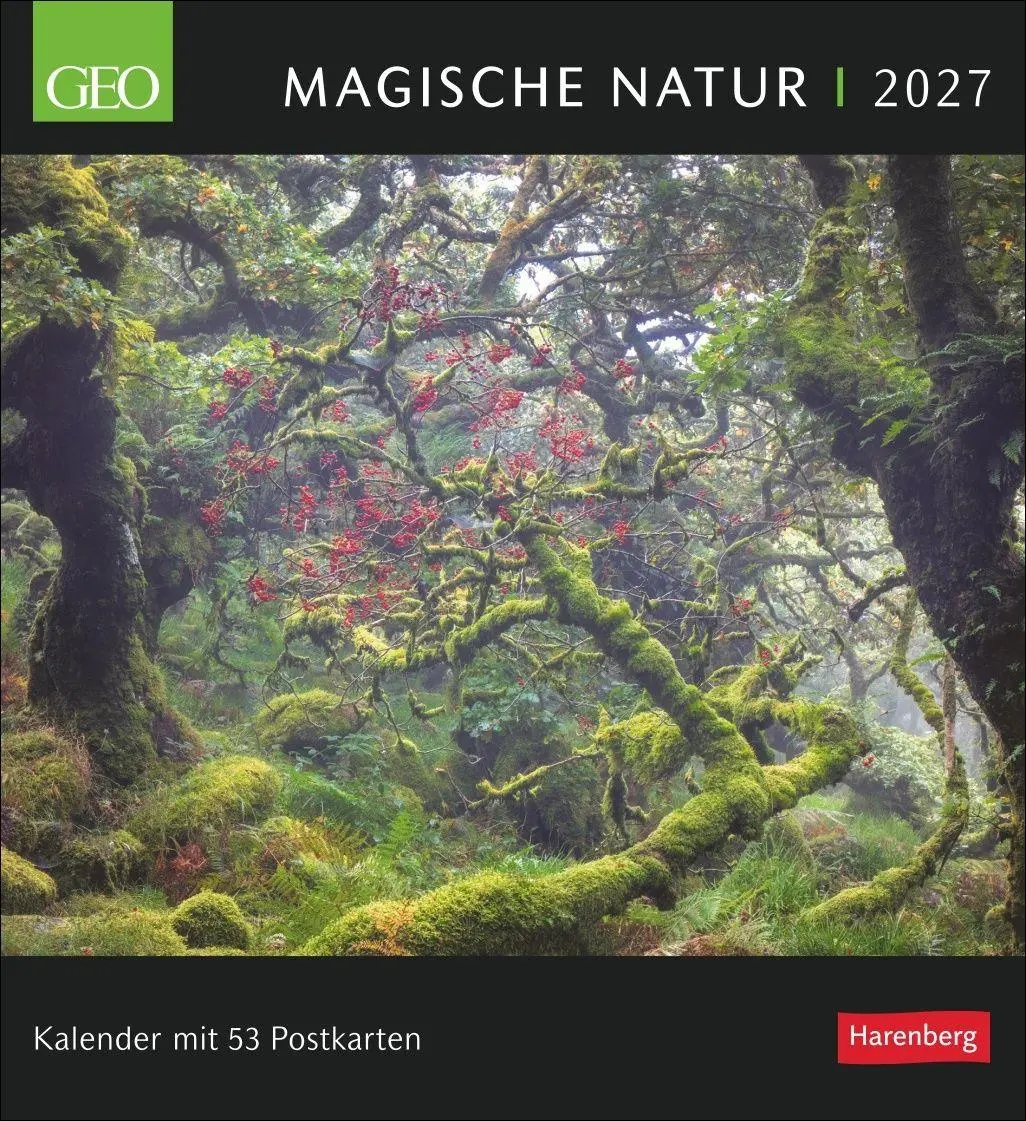 Cover: 9783840040528 | GEO Magische Natur Postkartenkalender 2027 - Wochenkalender mit 53...