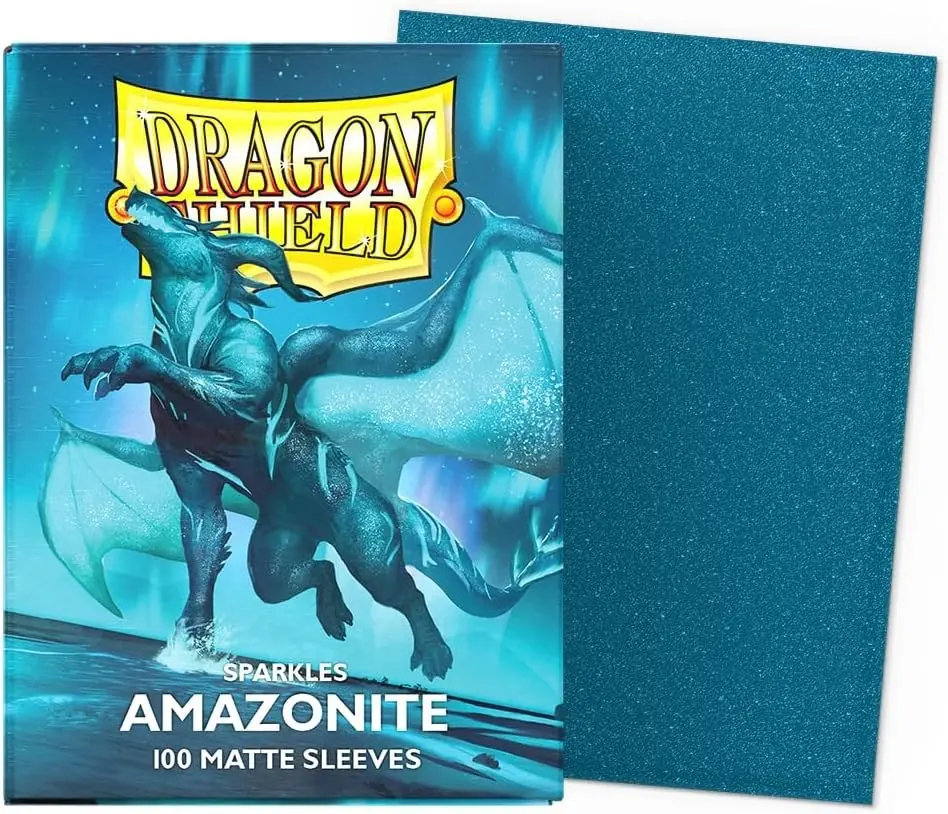 Cover: 5706569110628 | DS100 Matte - Sparkles - Amazonite | 2026 | Dragon Shield!