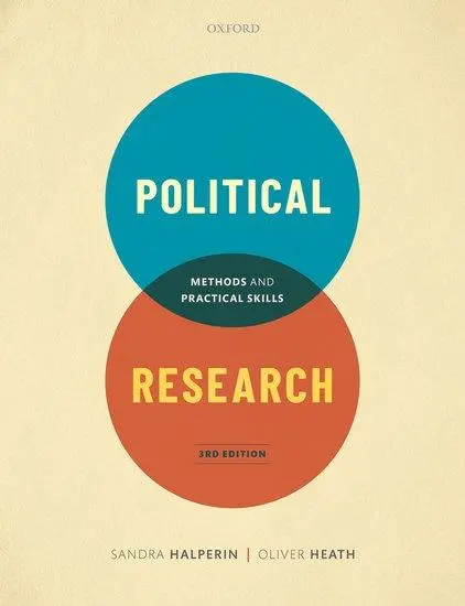 Cover: 9780198820628 | Political Research: Methods and Practical Skills | Halperin (u. a.)