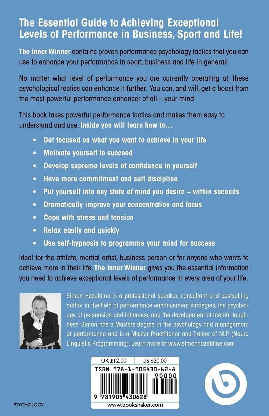 Rückseite: 9781905430628 | The Inner Winner | Simon Hazeldine | Taschenbuch | Paperback | 2012
