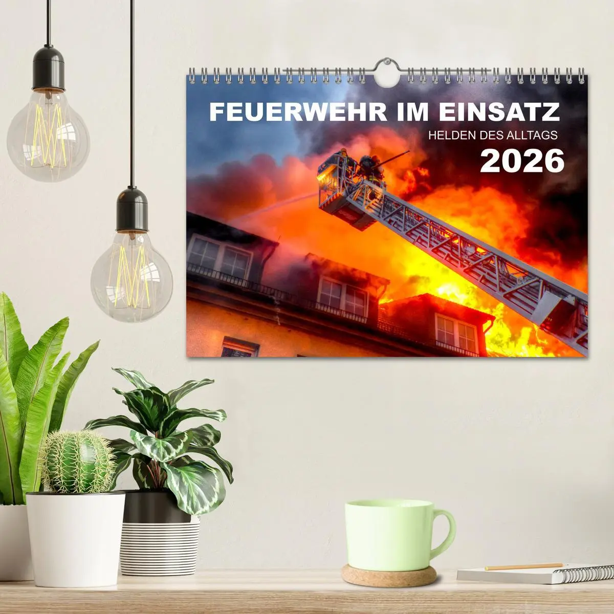 Bild: 9783457690628 | FEUERWEHR IM EINSATZ (Wandkalender 2026 DIN A4 quer), CALVENDO...