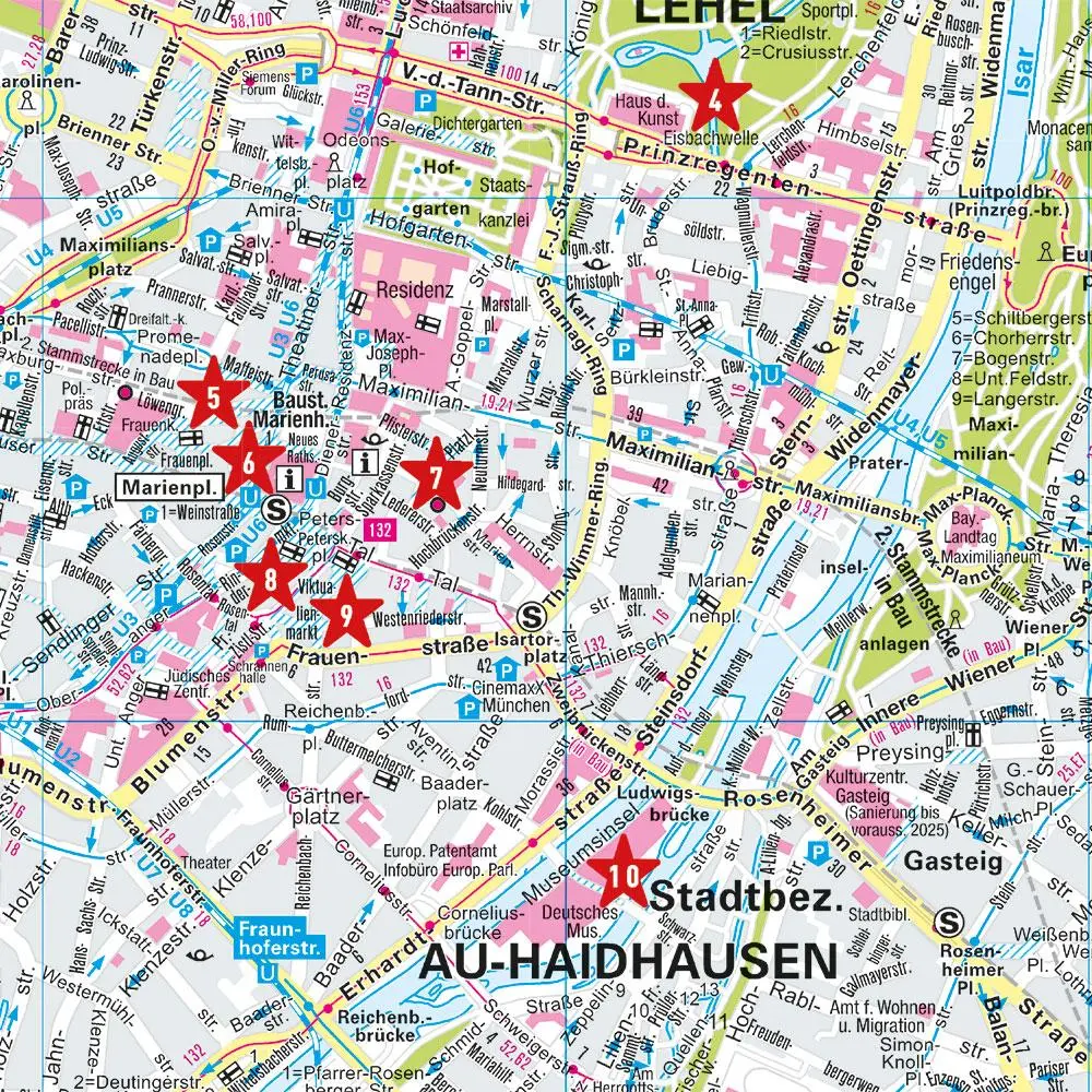 Bild: 9783575020628 | MARCO POLO Cityplan München 1:16.000 | (Land-)Karte | 1 Karte | 2024