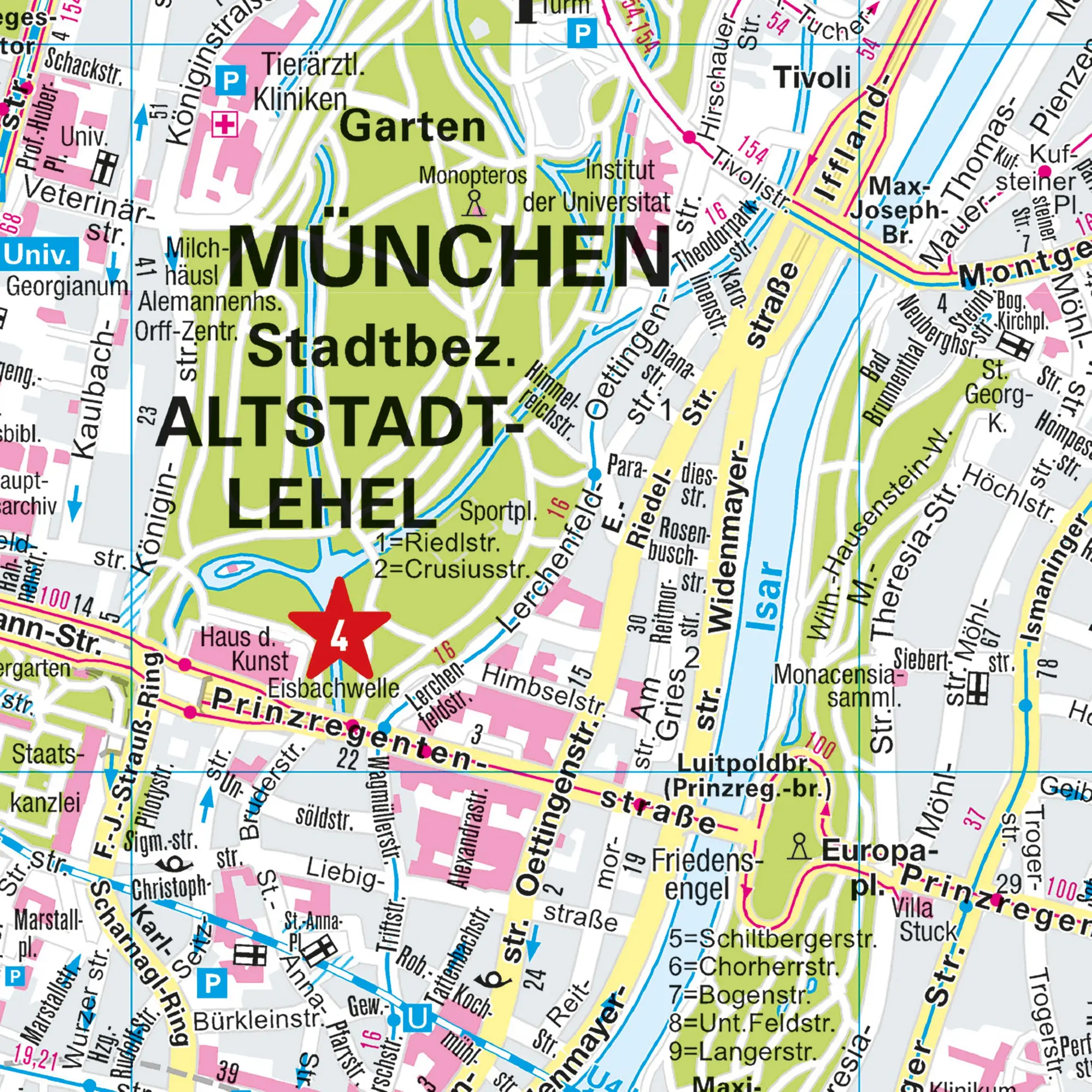 Bild: 9783575020628 | MARCO POLO Cityplan München 1:16.000 | (Land-)Karte | 1 Karte | 2024