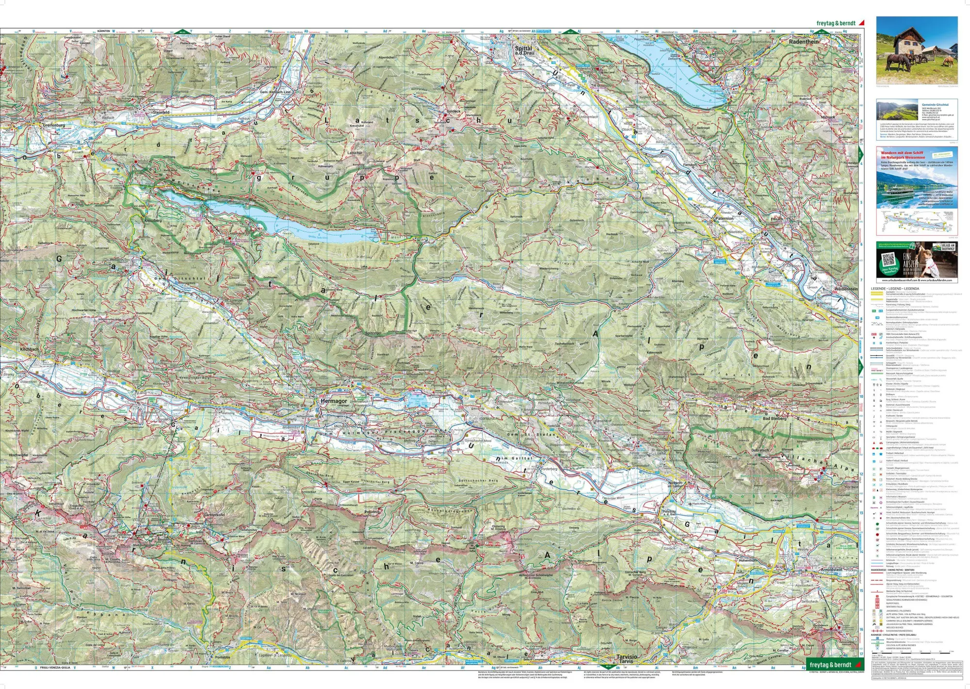 Bild: 9783707920628 | freytag &amp; berndt Wanderkarte WK 223 Karnische Alpen, Gailtal -...