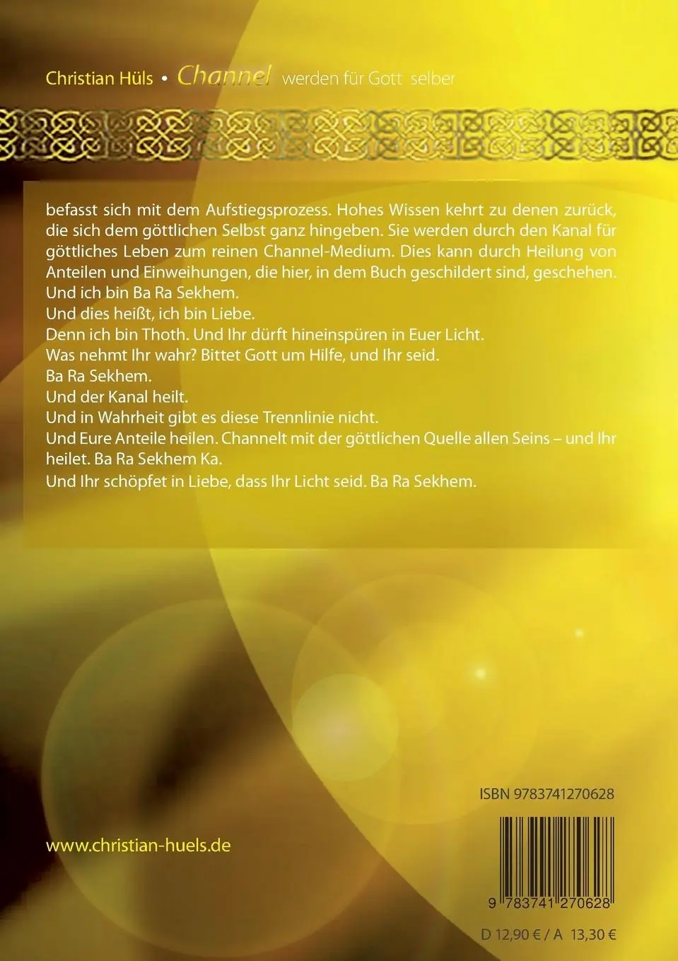 Rückseite: 9783741270628 | Channel werden für Gott selber | Ein Leitfaden | Christian Hüls | Buch
