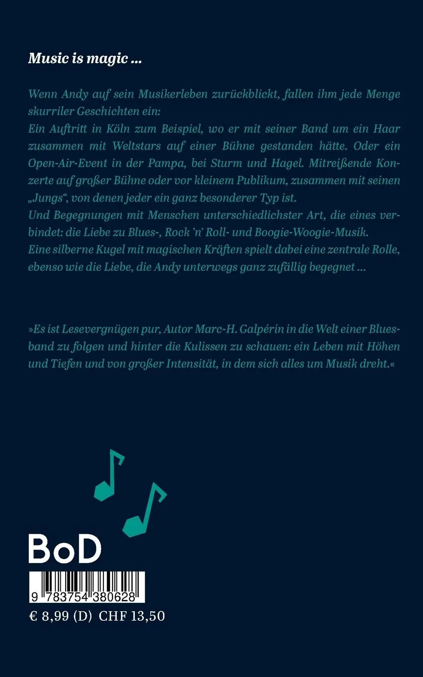 Rückseite: 9783754380628 | Die Gage gibt's aber erst morgen...! | Marc-Henning Galpérin | Buch