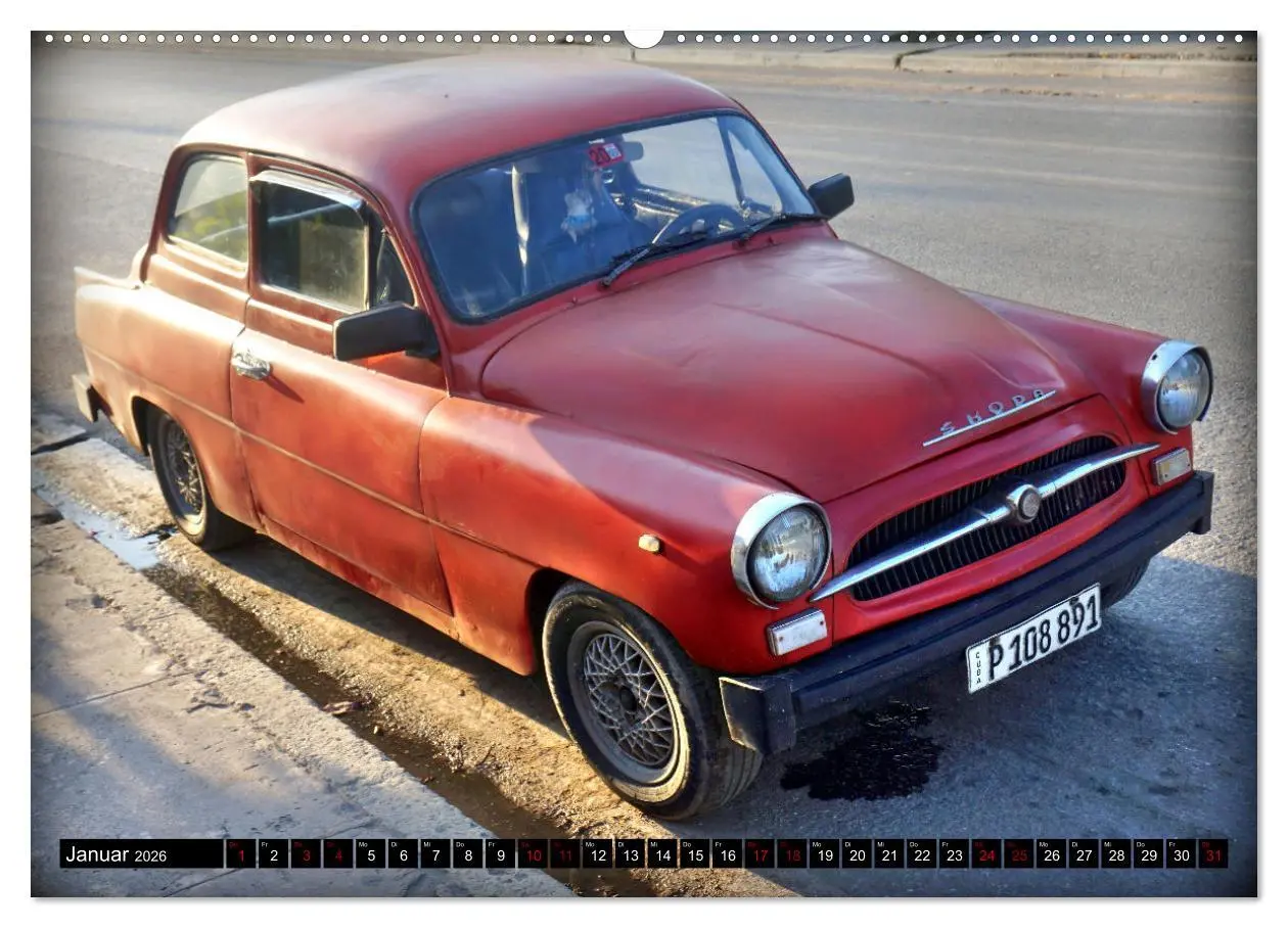 Bild: 9783457370728 | SKODA HITS - Oldtimer der CSSR in Kuba (Wandkalender 2026 DIN A2...