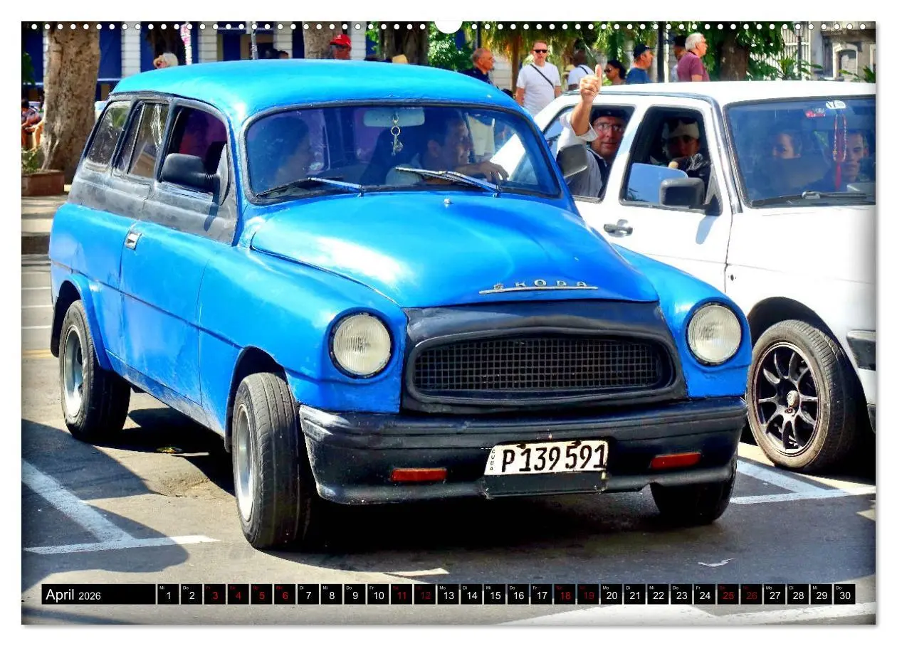 Bild: 9783457370728 | SKODA HITS - Oldtimer der CSSR in Kuba (Wandkalender 2026 DIN A2...