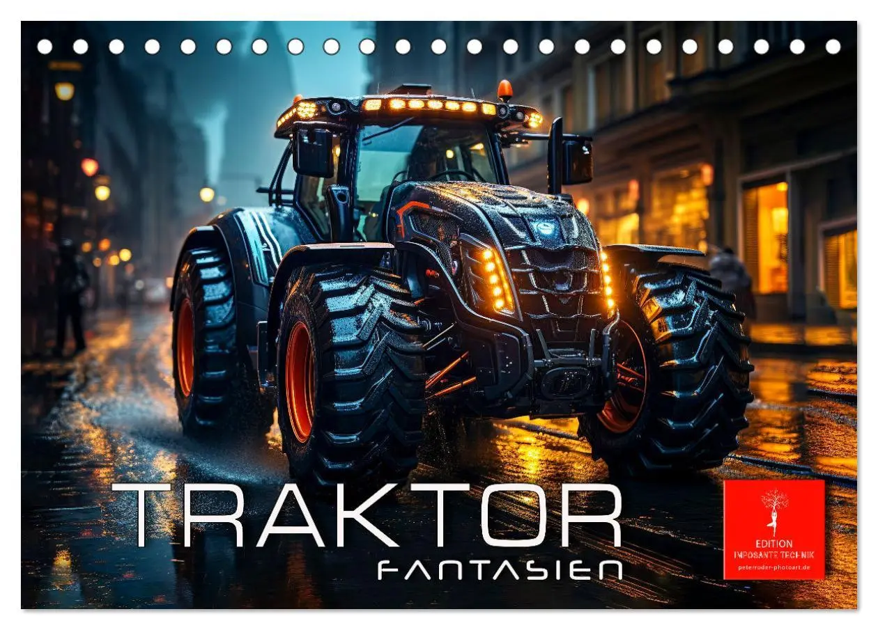 Cover: 9783457510728 | Traktor Fantasien (Tischkalender 2026 DIN A5 quer), CALVENDO...