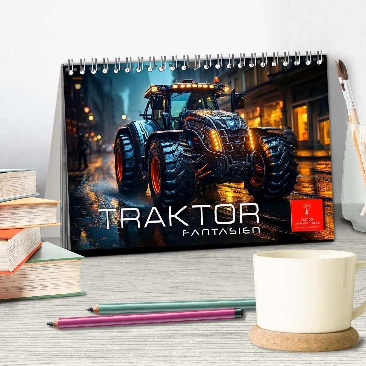 Bild: 9783457510728 | Traktor Fantasien (Tischkalender 2026 DIN A5 quer), CALVENDO...