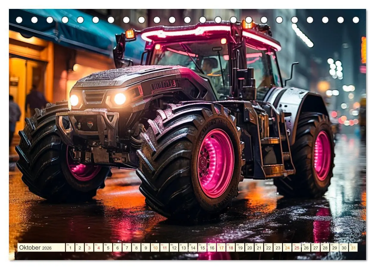 Bild: 9783457510728 | Traktor Fantasien (Tischkalender 2026 DIN A5 quer), CALVENDO...