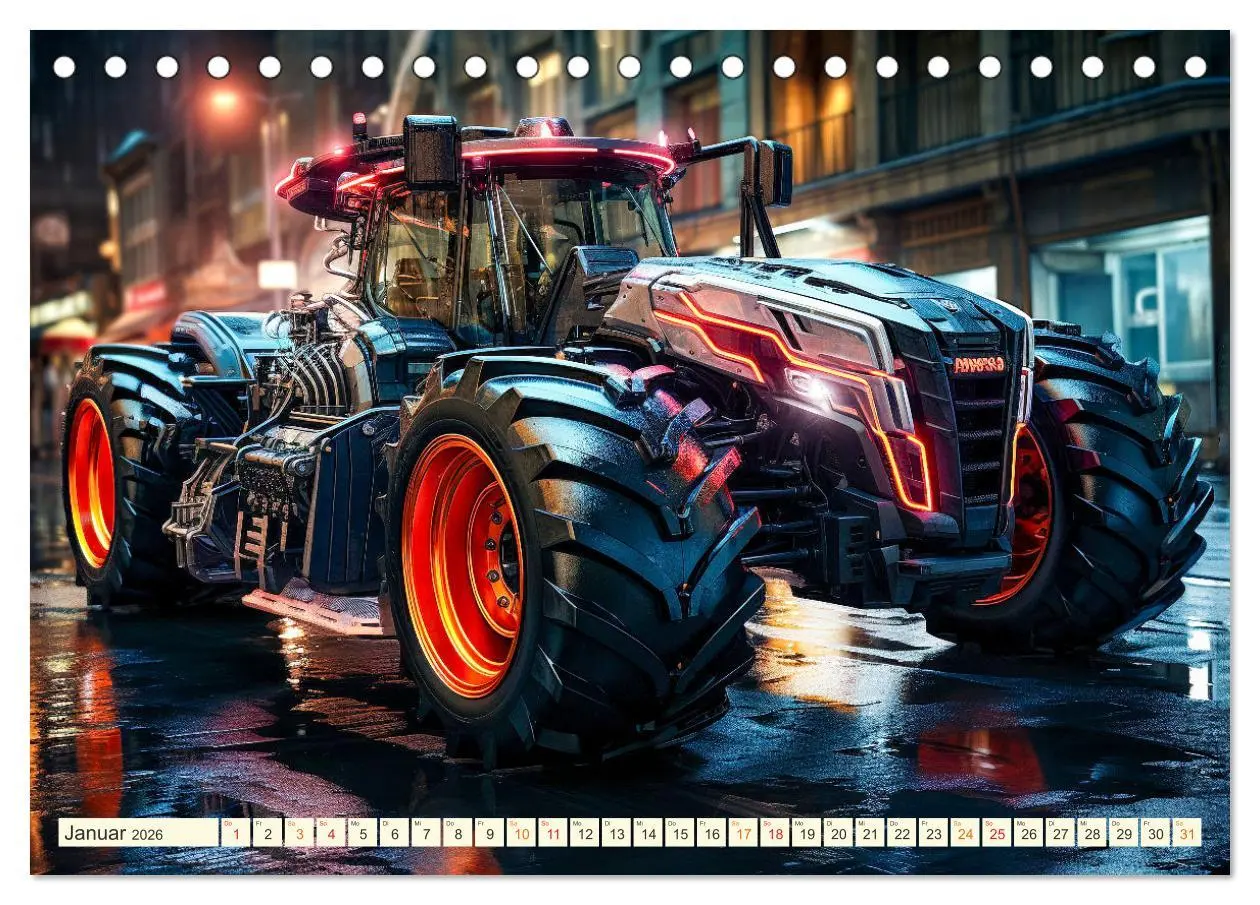 Bild: 9783457510728 | Traktor Fantasien (Tischkalender 2026 DIN A5 quer), CALVENDO...
