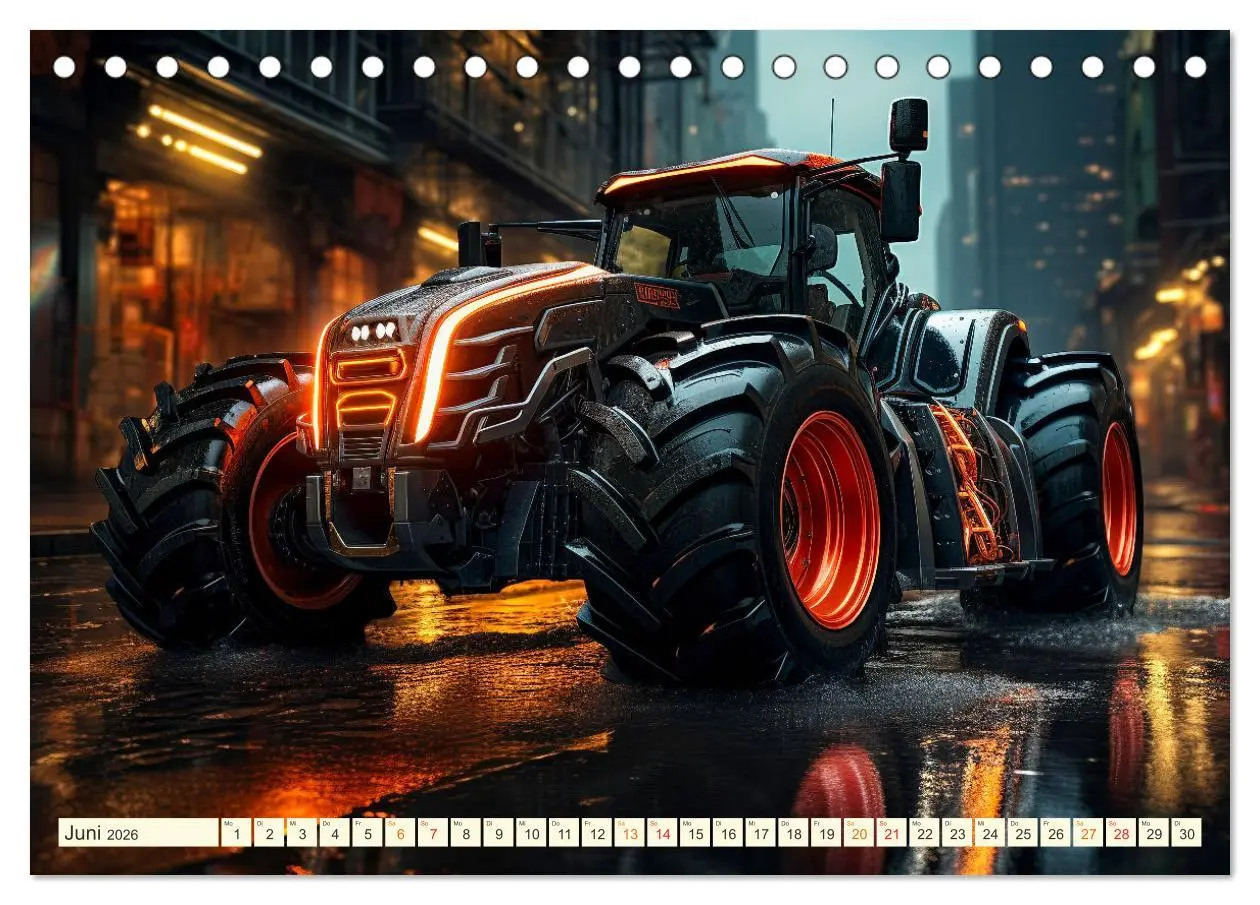 Bild: 9783457510728 | Traktor Fantasien (Tischkalender 2026 DIN A5 quer), CALVENDO...