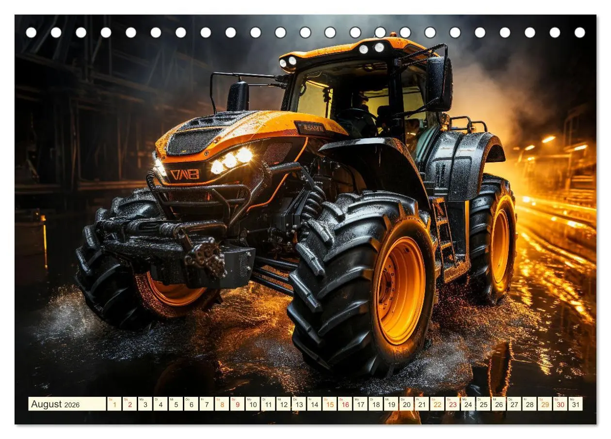 Bild: 9783457510728 | Traktor Fantasien (Tischkalender 2026 DIN A5 quer), CALVENDO...