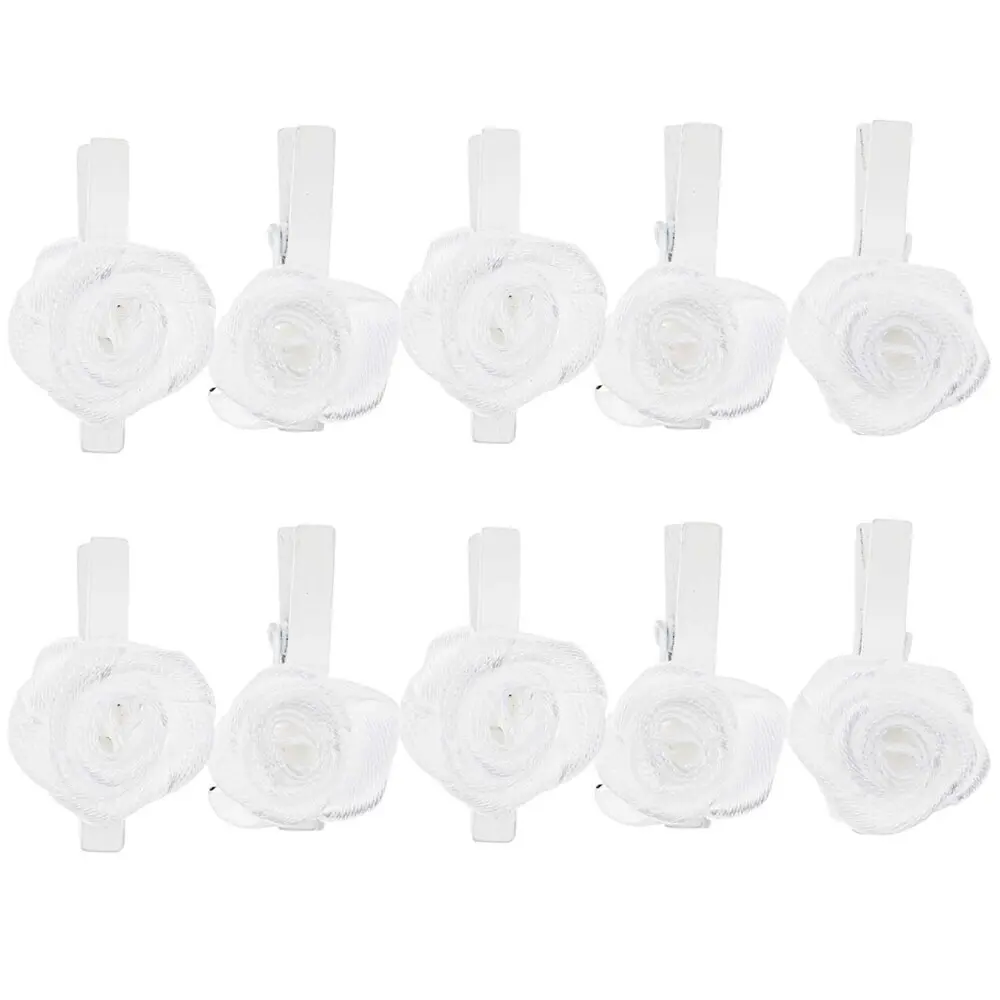 Clips Röschen, Weiß