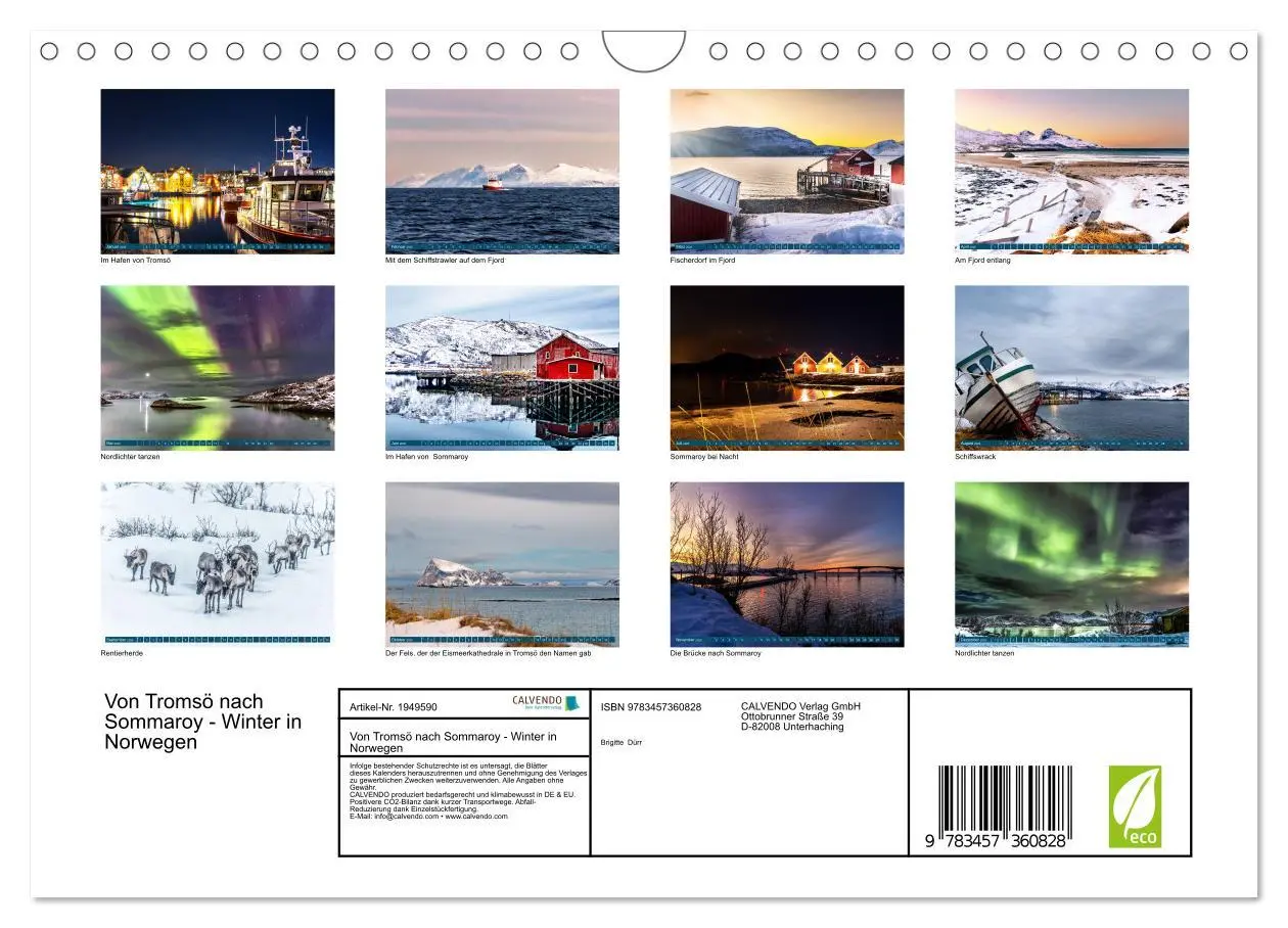 Bild: 9783457360828 | Von Tromsö nach Sommaroy - Winter in Norwegen (Wandkalender 2026...
