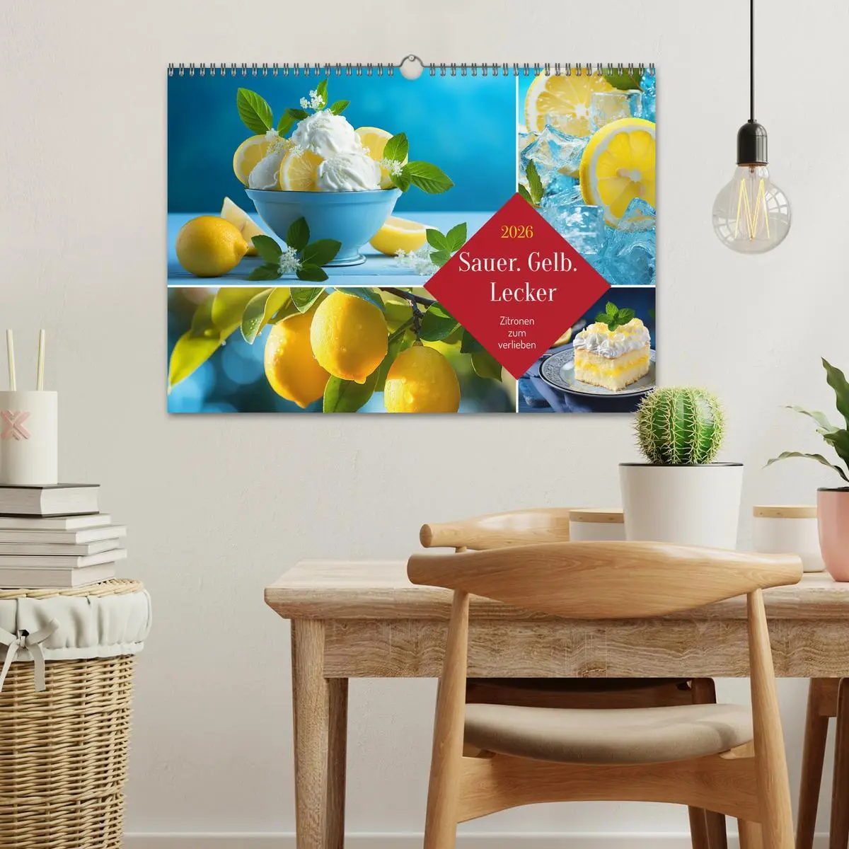 Bild: 9783457500828 | Sauer Gelb Lecker (Wandkalender 2026 DIN A3 quer), CALVENDO...