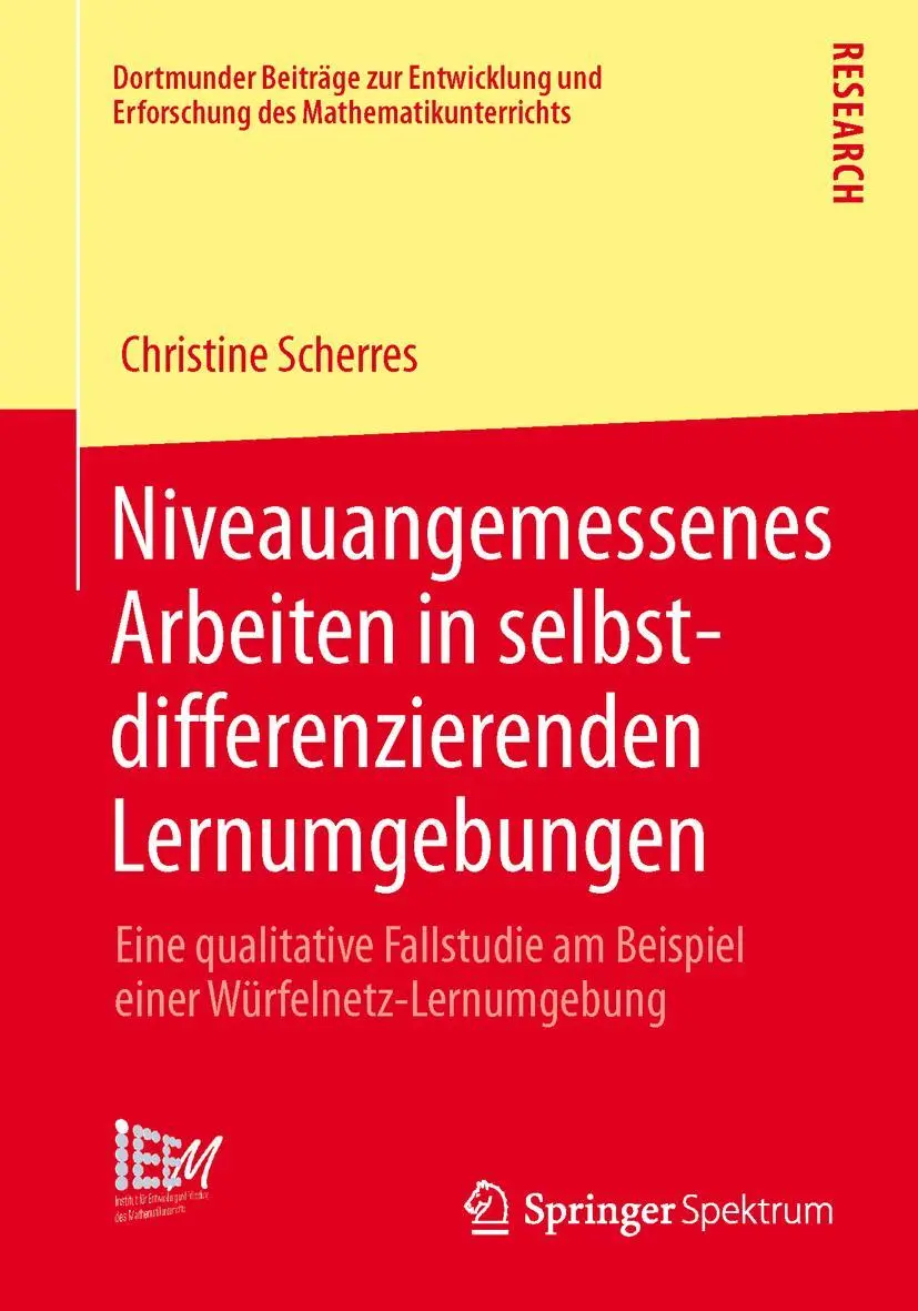 Cover: 9783658020828 | Niveauangemessenes Arbeiten in selbstdifferenzierenden Lernumgebungen