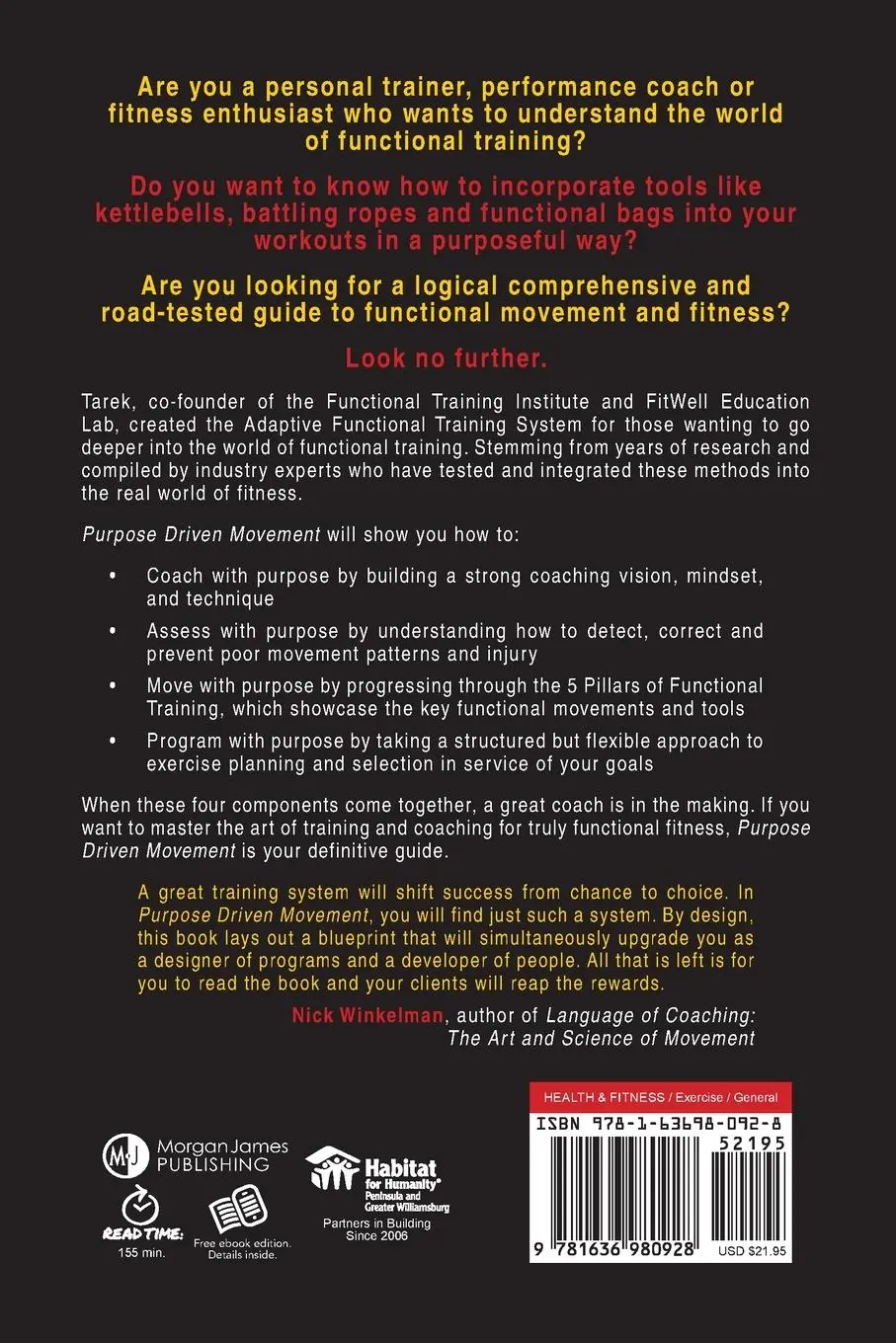 Rückseite: 9781636980928 | Purpose Driven Movement | The Ultimate Guide to Functional Training