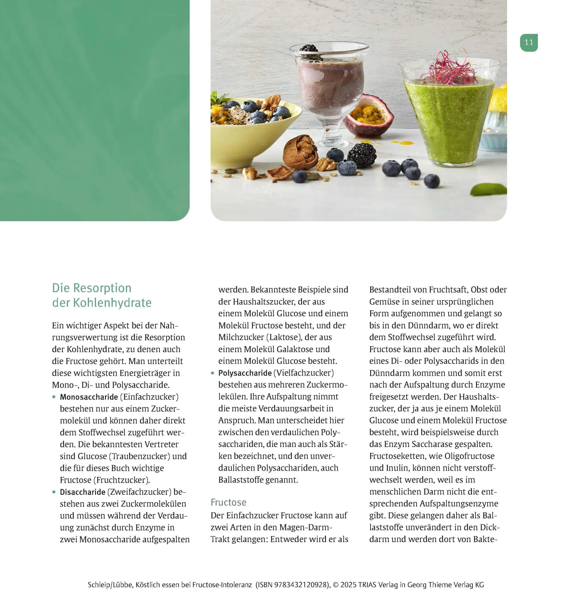Bild: 9783432120928 | Köstlich essen Fructoseintoleranz | Thilo Schleip (u. a.) | Buch