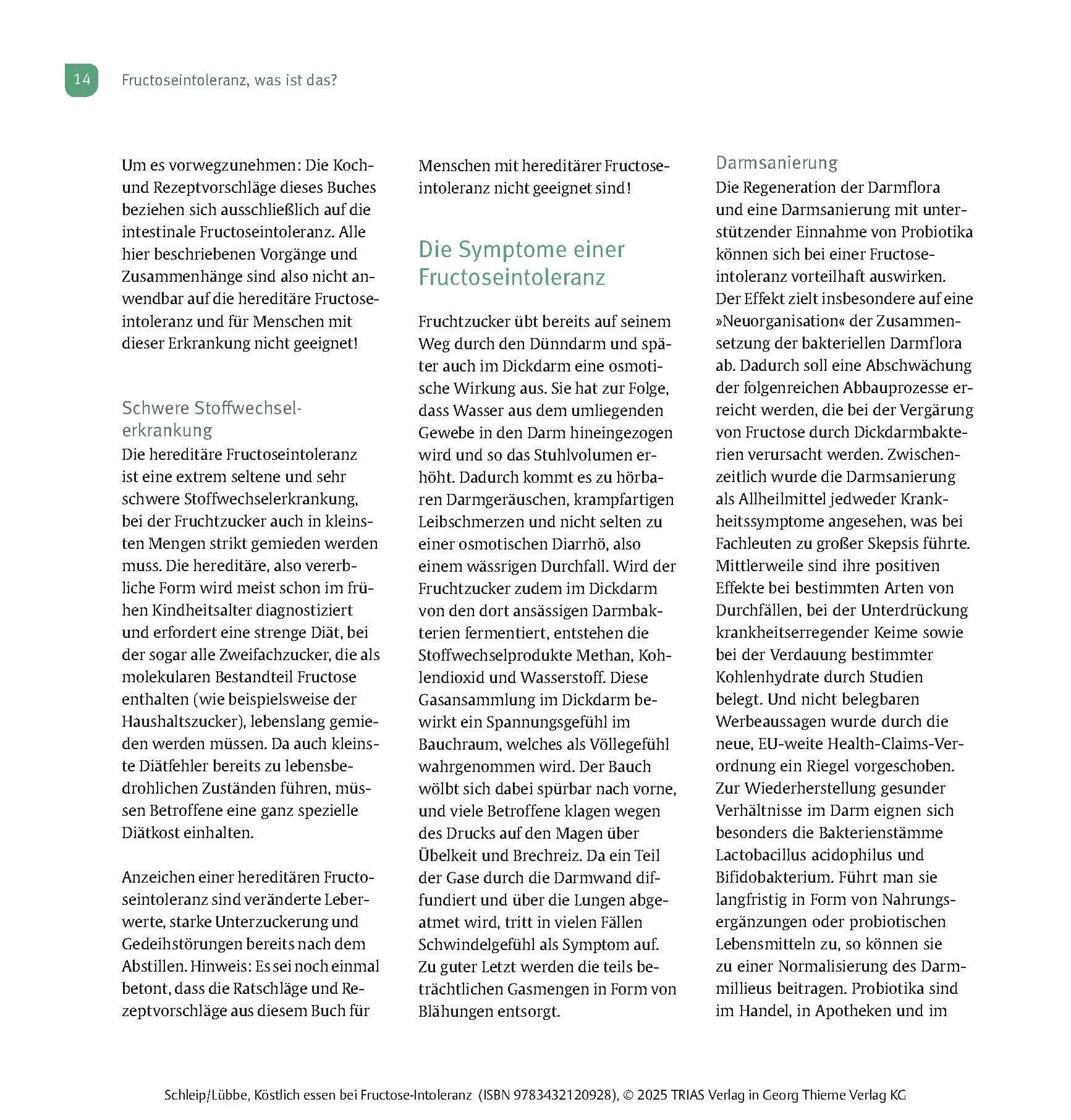 Bild: 9783432120928 | Köstlich essen Fructoseintoleranz | Thilo Schleip (u. a.) | Buch