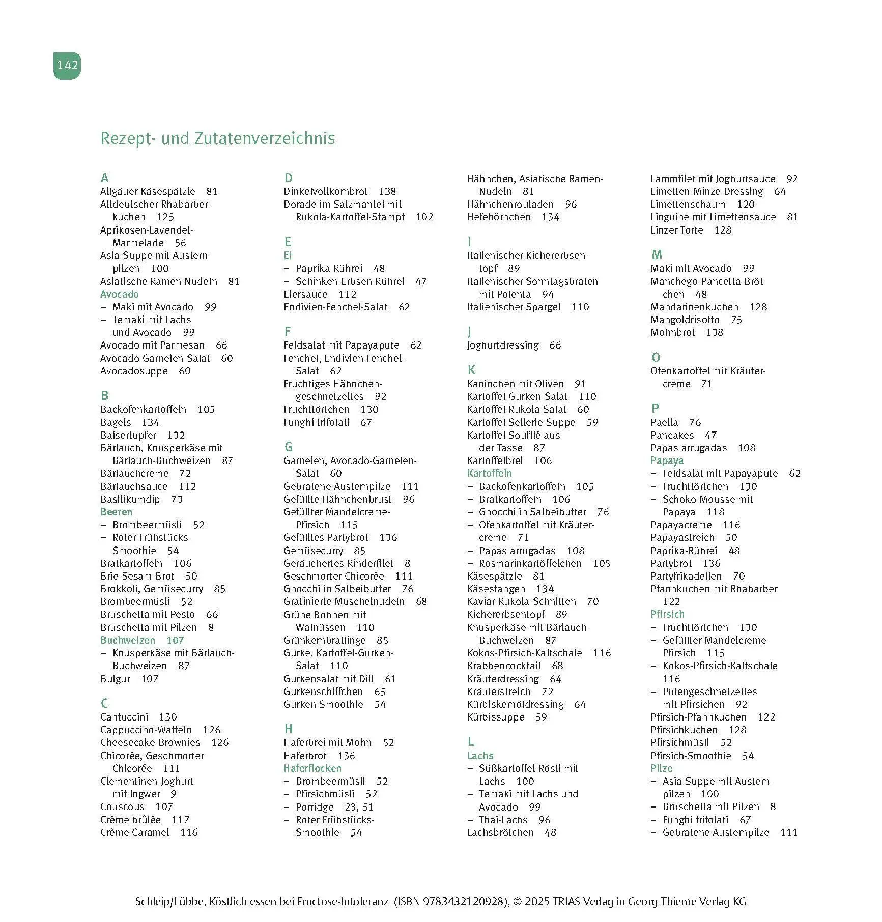 Bild: 9783432120928 | Köstlich essen Fructoseintoleranz | Thilo Schleip (u. a.) | Buch