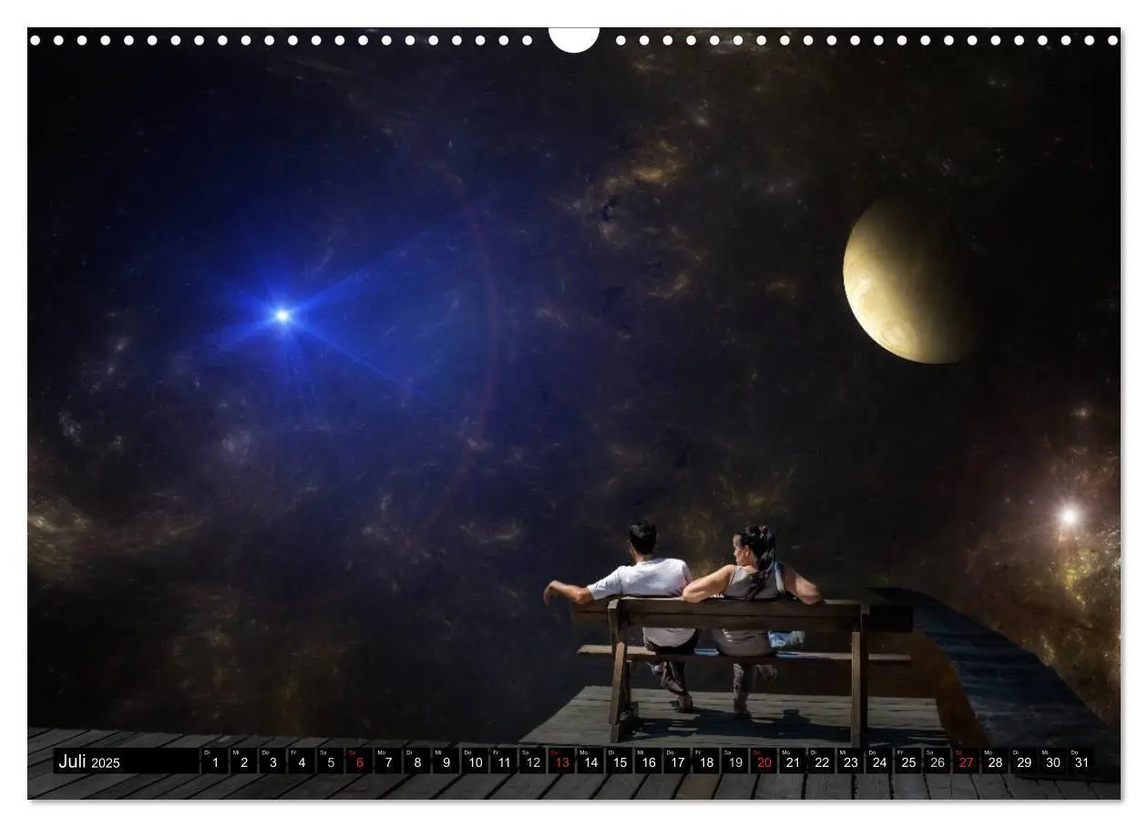 Bild: 9783435570928 | Ansichten des Weltraums (Wandkalender 2025 DIN A3 quer), CALVENDO...