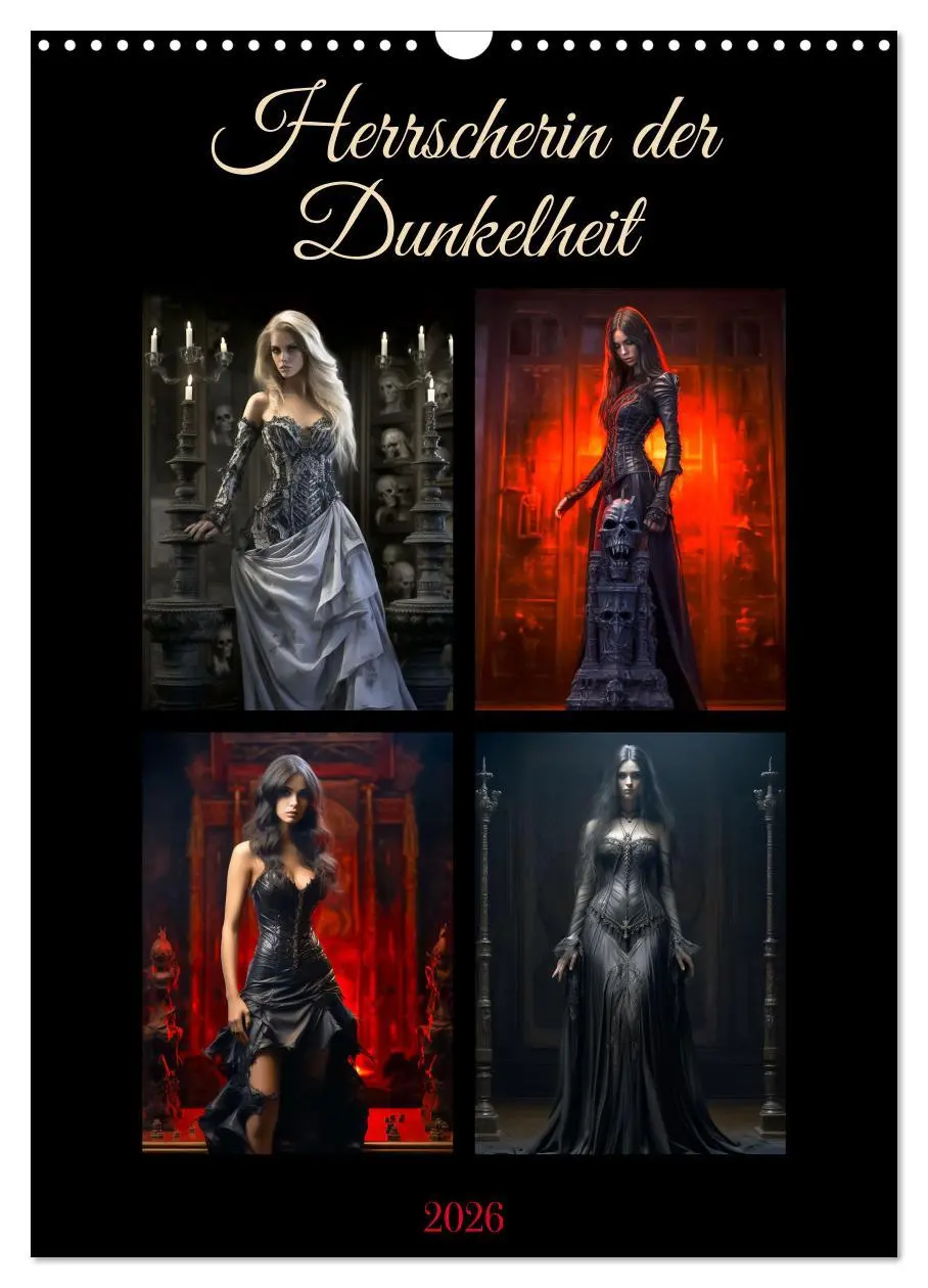 Cover: 9783457280928 | Herrscherin der Dunkelheit (Wandkalender 2026 DIN A3 hoch),...