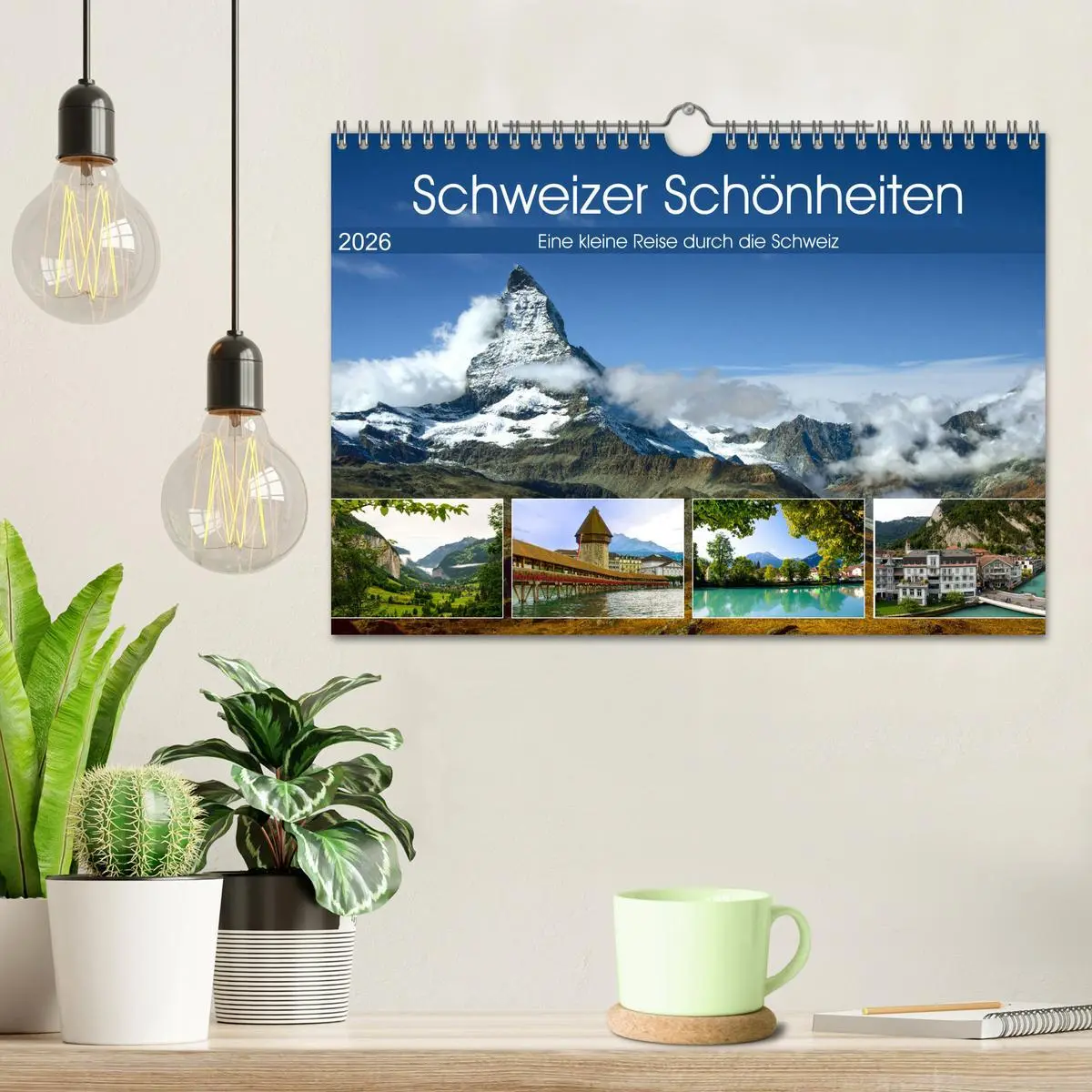 Bild: 9783457730928 | Schweizer Schönheiten (Wandkalender 2026 DIN A4 quer), CALVENDO...