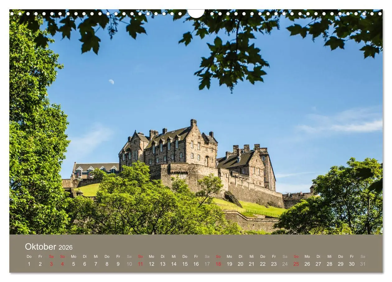Bild: 9783516130928 | Historisches Schottland (Wandkalender 2026 DIN A3 quer), CALVENDO...