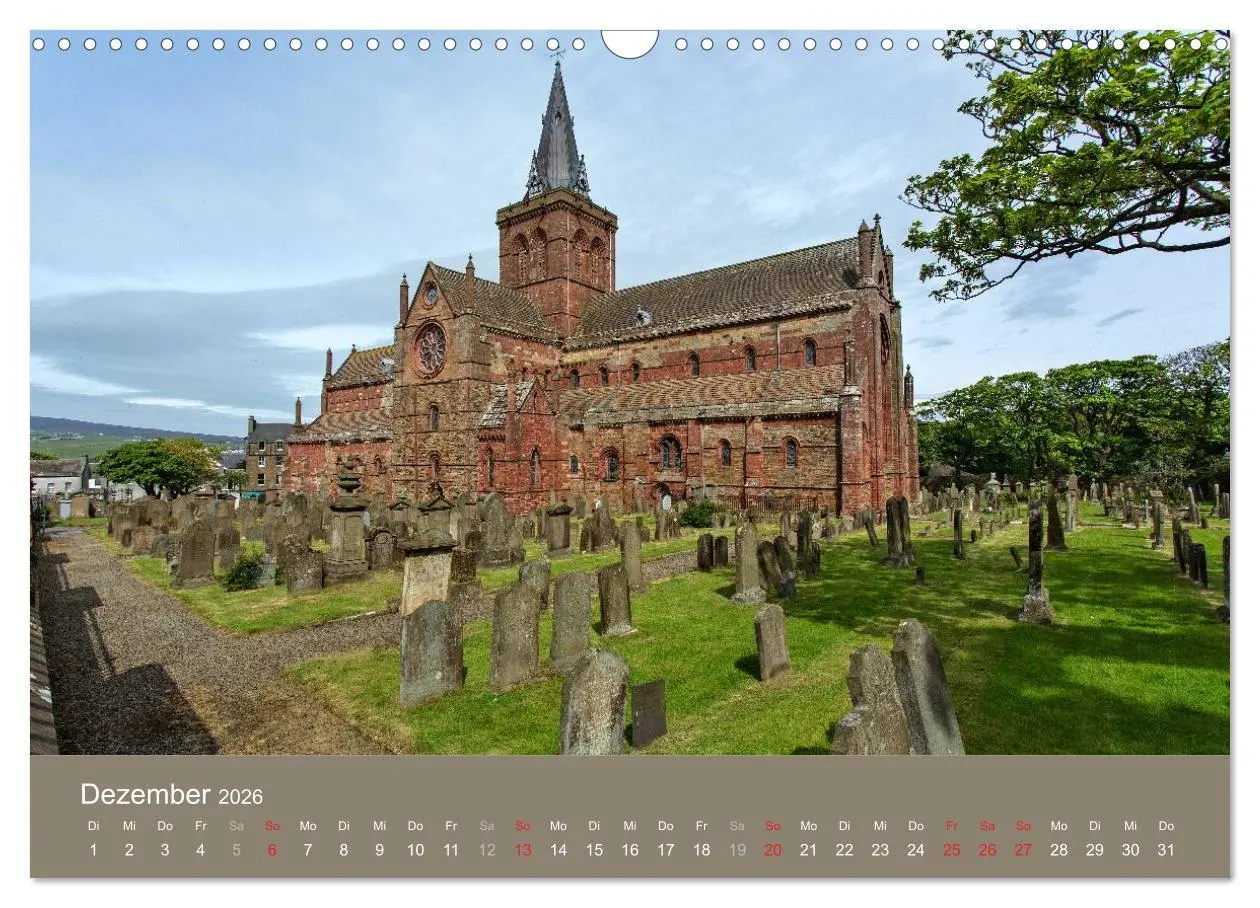Bild: 9783516130928 | Historisches Schottland (Wandkalender 2026 DIN A3 quer), CALVENDO...