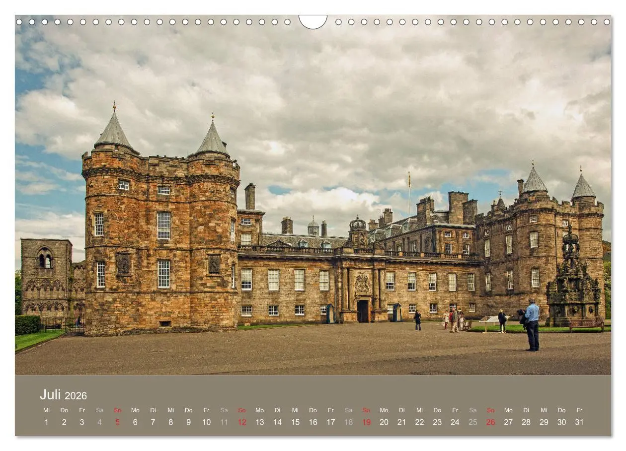 Bild: 9783516130928 | Historisches Schottland (Wandkalender 2026 DIN A3 quer), CALVENDO...