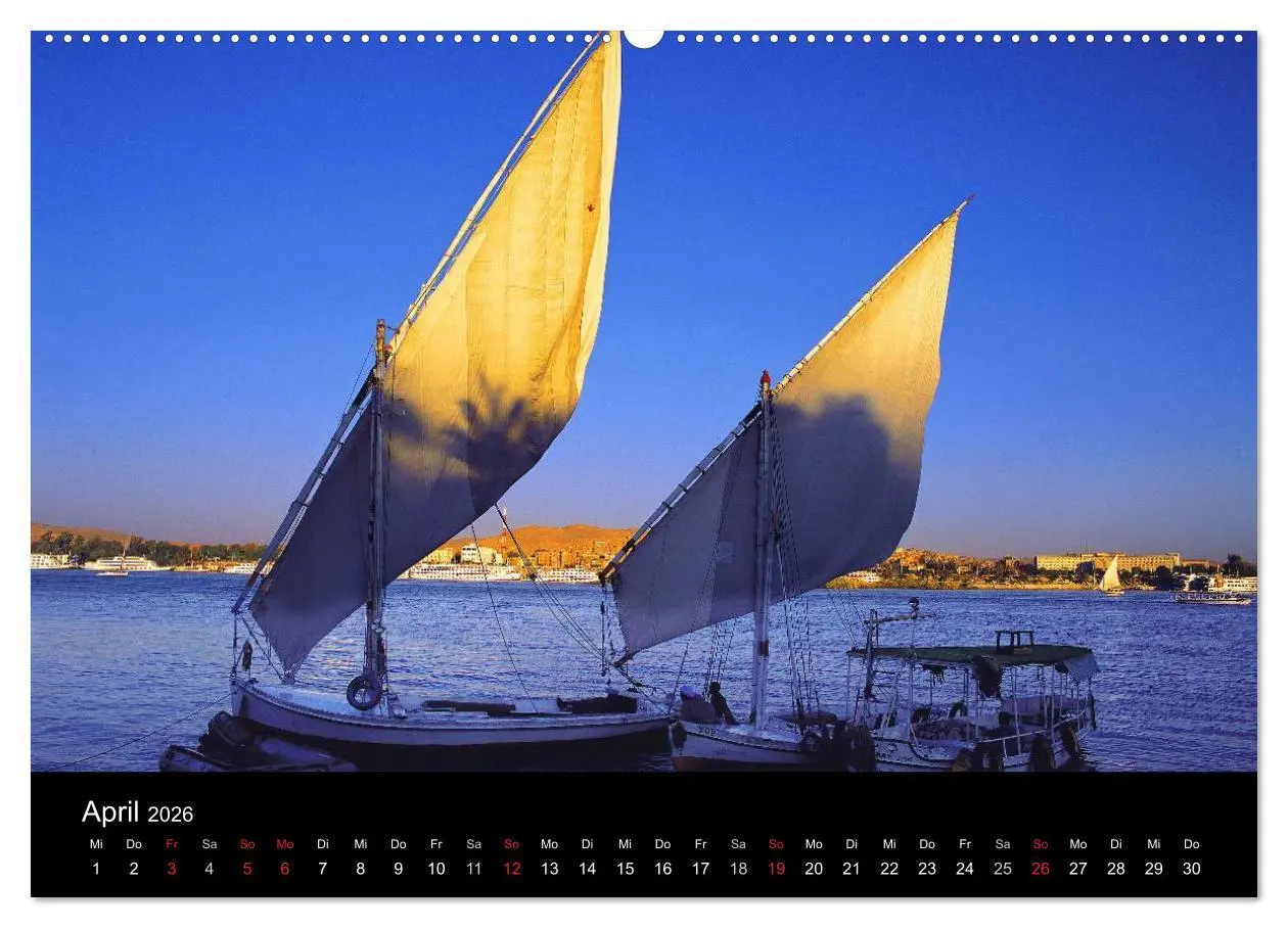 Bild: 9783516200928 | Ägypten (hochwertiger Premium Wandkalender 2026 DIN A2 quer),...