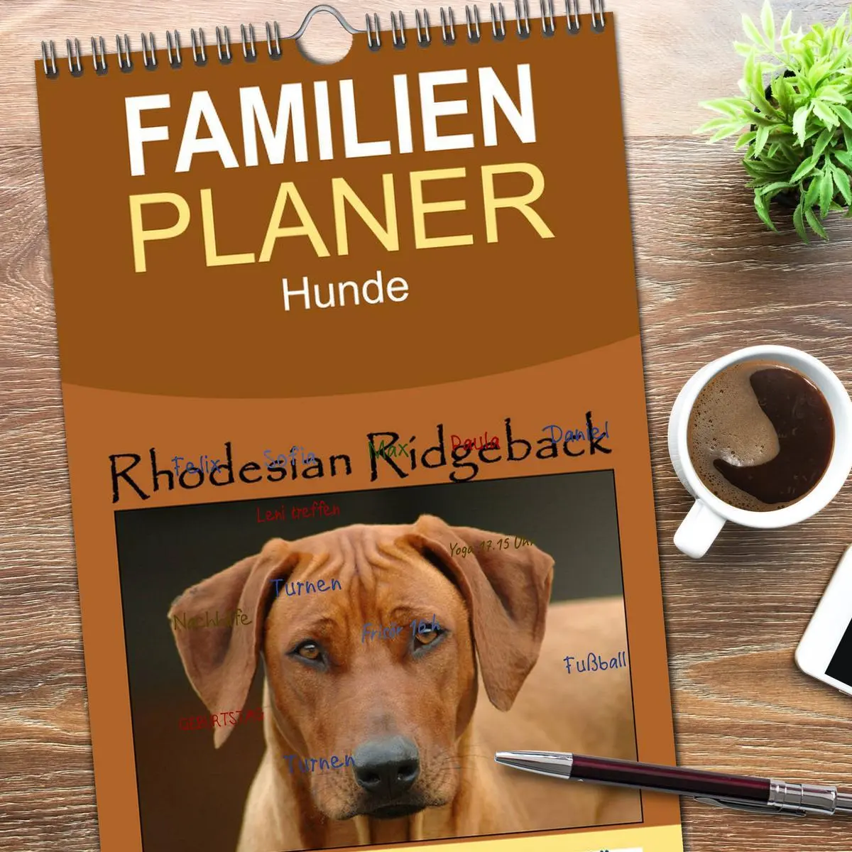 Bild: 9783516510928 | Familienplaner 2026 - Rhodesian Ridgeback Terminkalender mit 5...