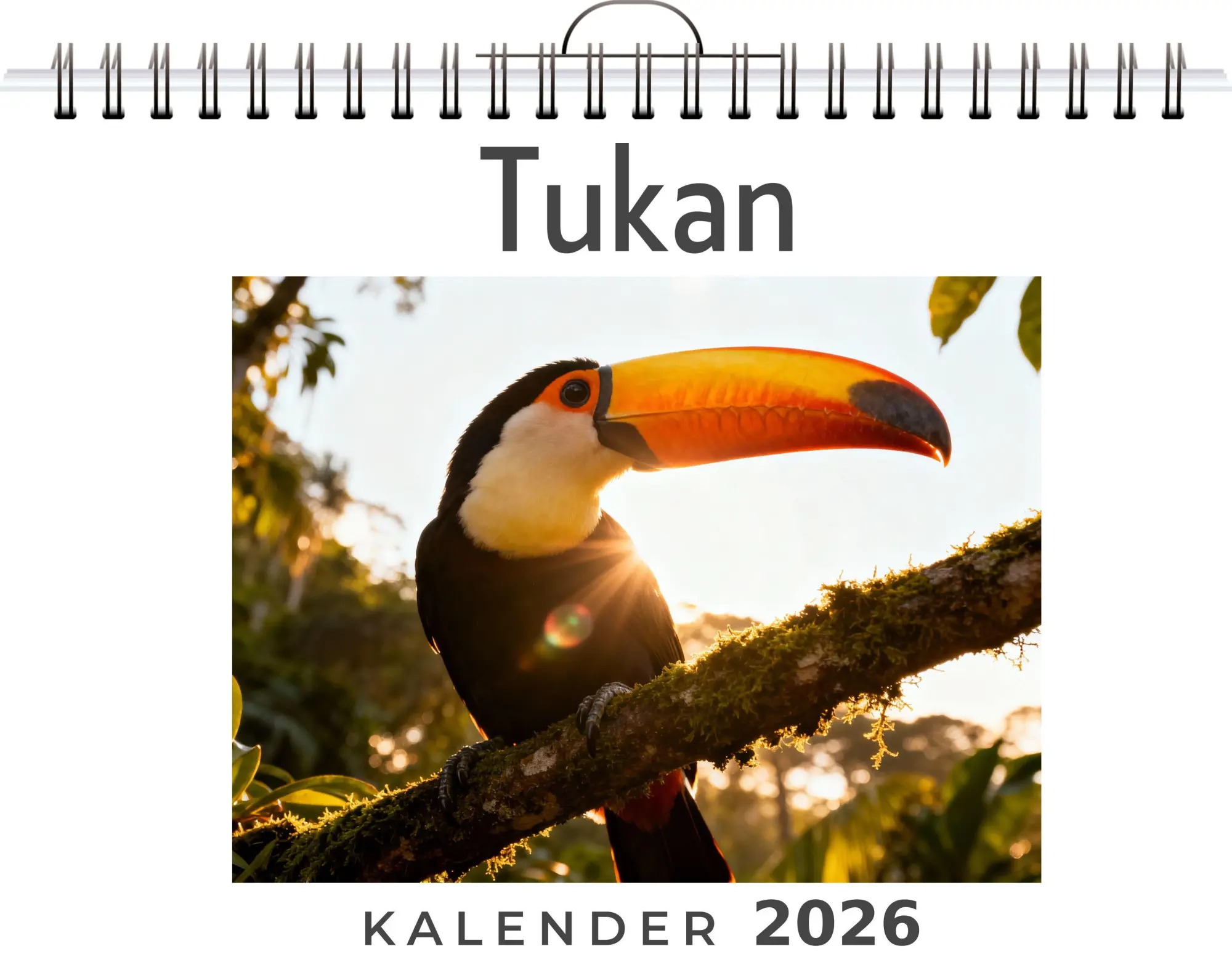 Cover: 9783695330928 | Tukan | Charlotte Wolf | Kalender | Deutsch | 2026 | FlipFlop
