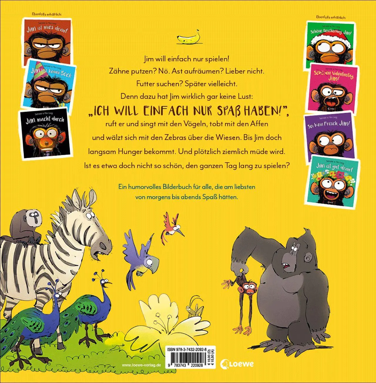 Bild: 9783743220928 | Jim will nur spielen | Suzanne Lang | Buch | Jim | 32 S. | Deutsch