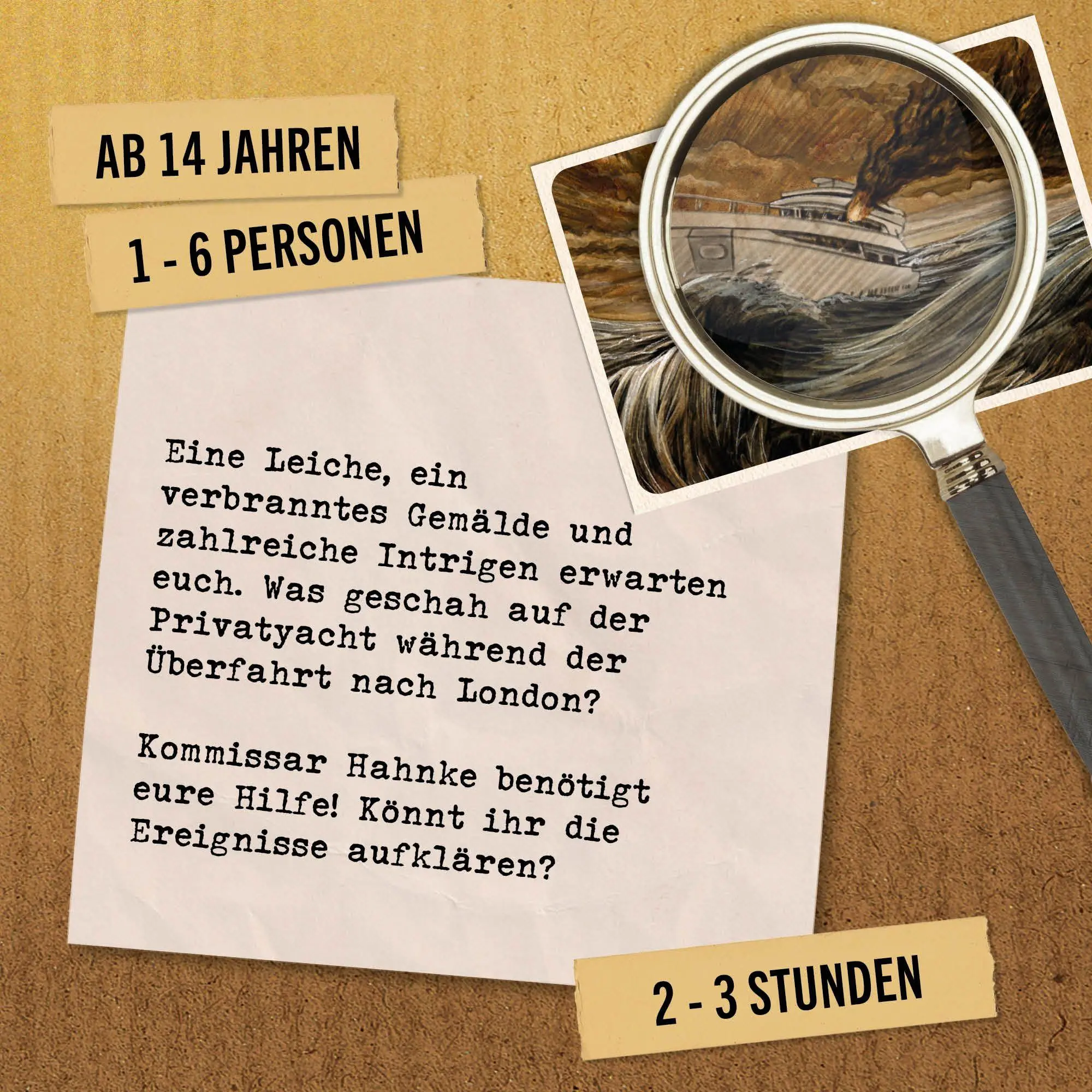 Bild: 4260686491028 | Hidden Games Tatort: Tödliche Überfahrt | Spiel | 32 S. | HID00014