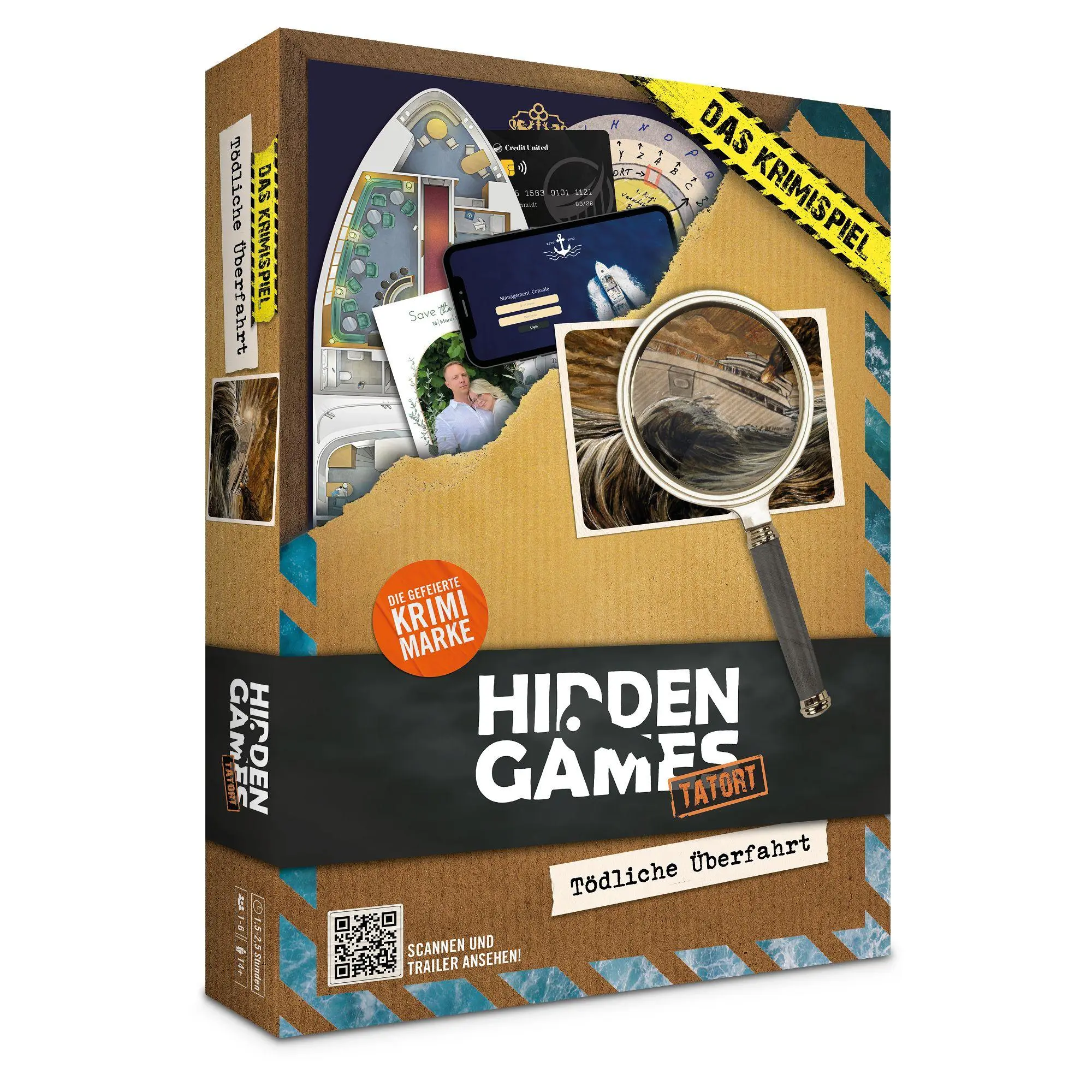 Bild: 4260686491028 | Hidden Games Tatort: Tödliche Überfahrt | Spiel | 32 S. | HID00014