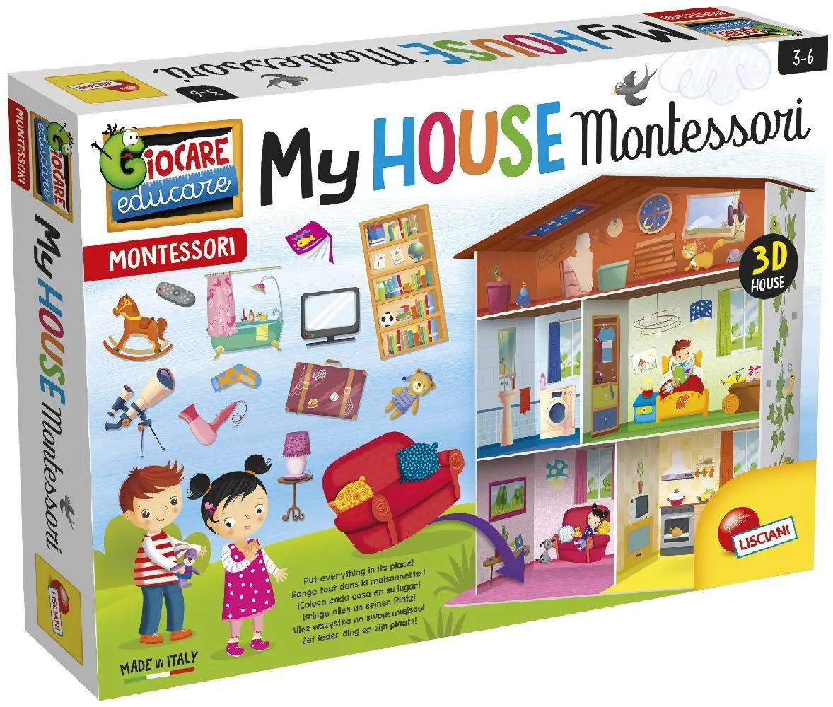 Cover: 8008324081028 | Montessori Maxi My House | Spiel | EX72477 | 2021 | LiscianiGiochi