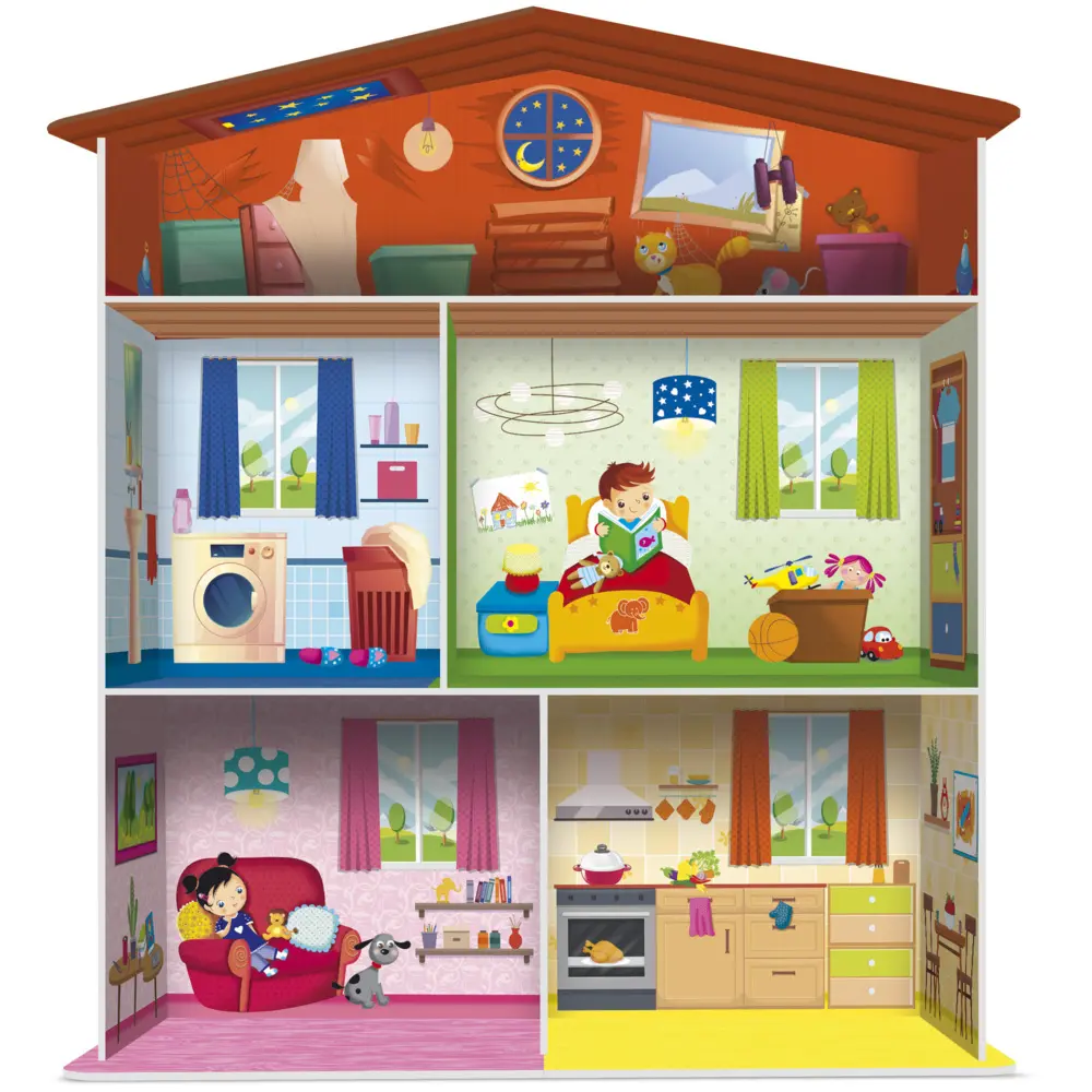 Bild: 8008324081028 | Montessori Maxi My House | Spiel | EX72477 | 2021 | LiscianiGiochi