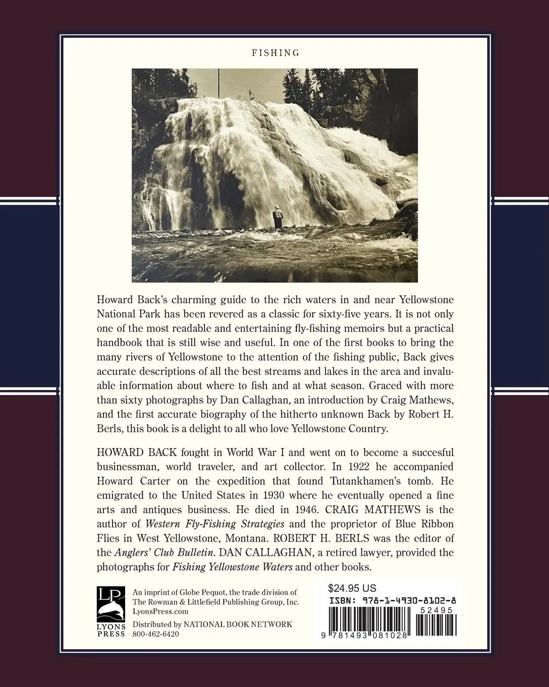 Rückseite: 9781493081028 | The Waters of Yellowstone with Rod and Fly | Howard Back | Taschenbuch