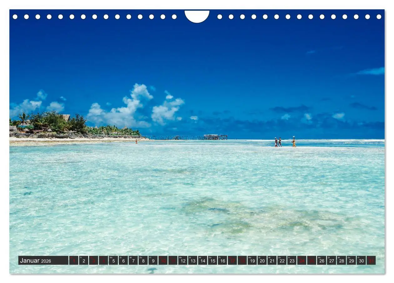 Bild: 9783457861028 | Karibu Sansibar (Wandkalender 2026 DIN A4 quer), CALVENDO...