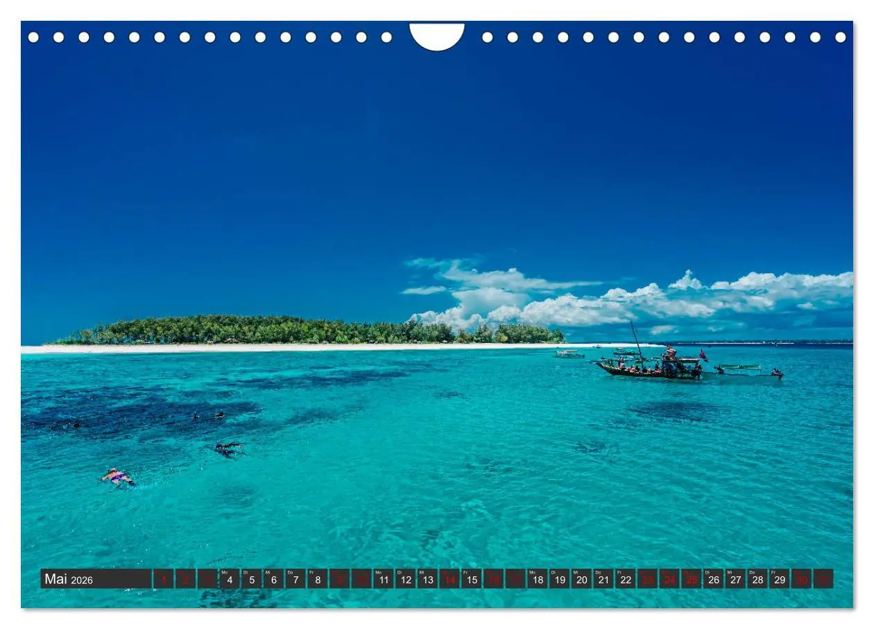 Bild: 9783457861028 | Karibu Sansibar (Wandkalender 2026 DIN A4 quer), CALVENDO...