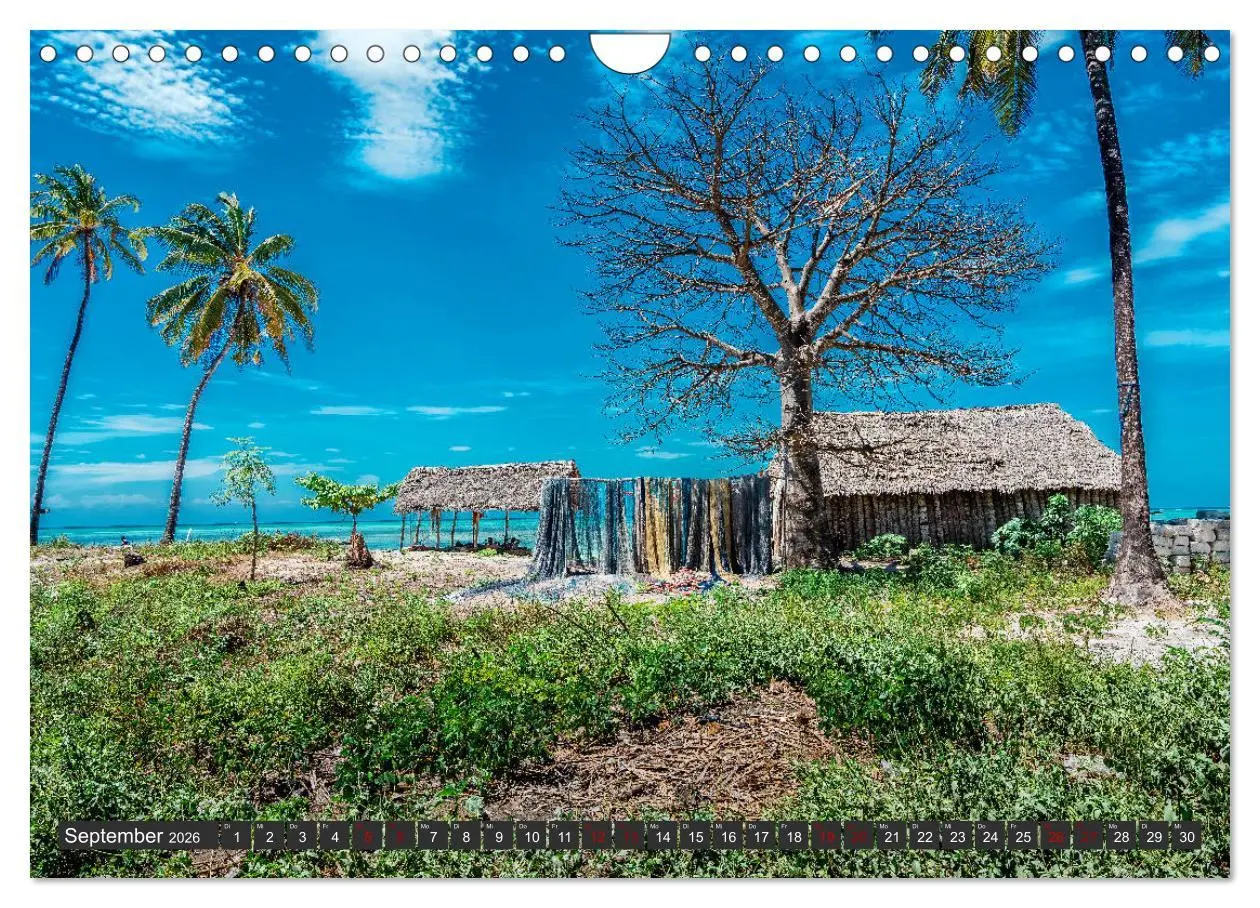 Bild: 9783457861028 | Karibu Sansibar (Wandkalender 2026 DIN A4 quer), CALVENDO...