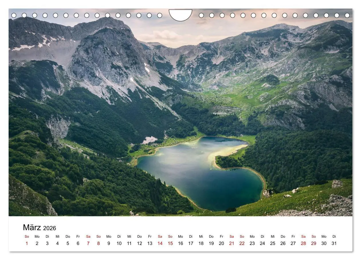 Bild: 9783457931028 | Montenegro - Im Land der schwarzen Berge (Wandkalender 2026 DIN A4...