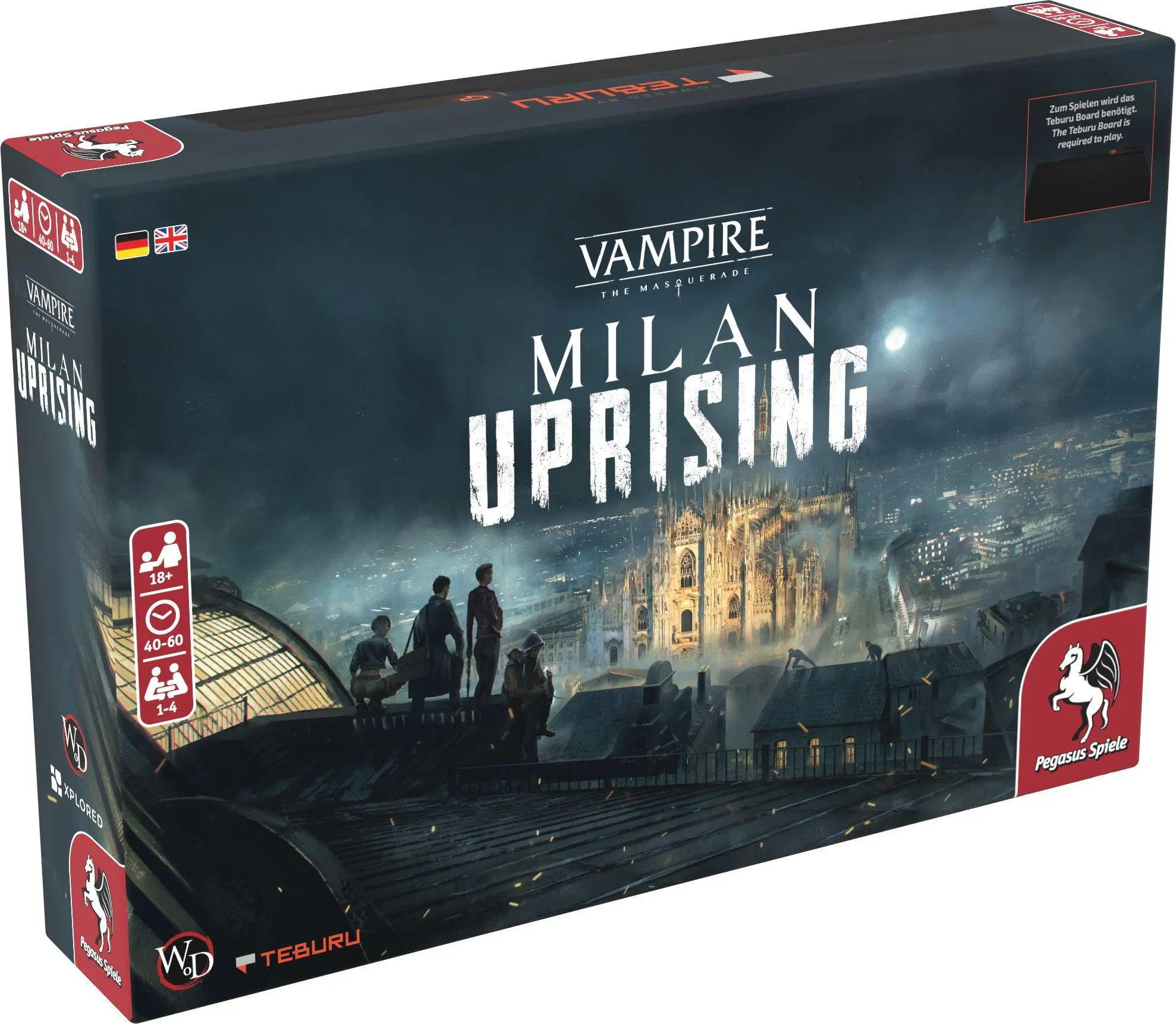 Cover: 4250231741128 | Teburu: Vampire: The Masquerade - Milan Uprising | Spiel | 34010G