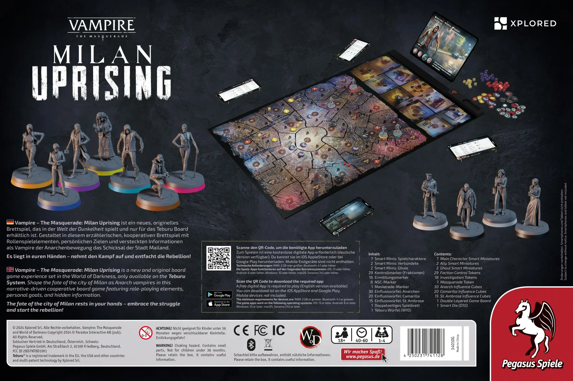 Bild: 4250231741128 | Teburu: Vampire: The Masquerade - Milan Uprising | Spiel | 34010G