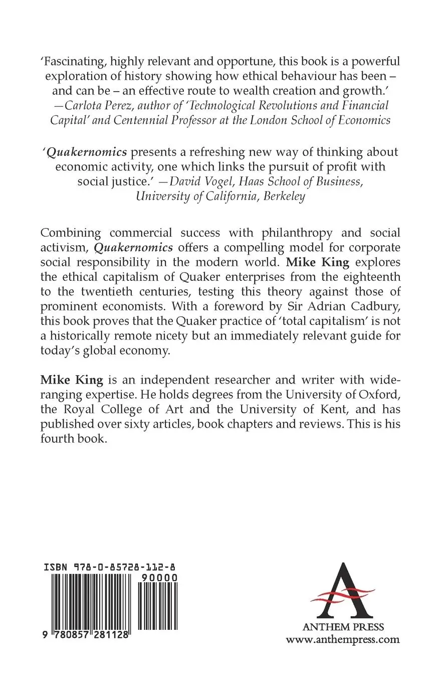 Rückseite: 9780857281128 | Quakernomics | An Ethical Capitalism | Mike King | Taschenbuch | 2014