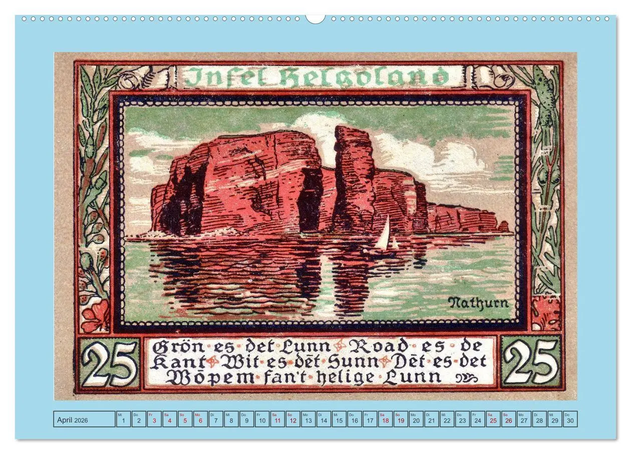 Bild: 9783457301128 | Gruß aus Helgoland (hochwertiger Premium Wandkalender 2026 DIN A2...